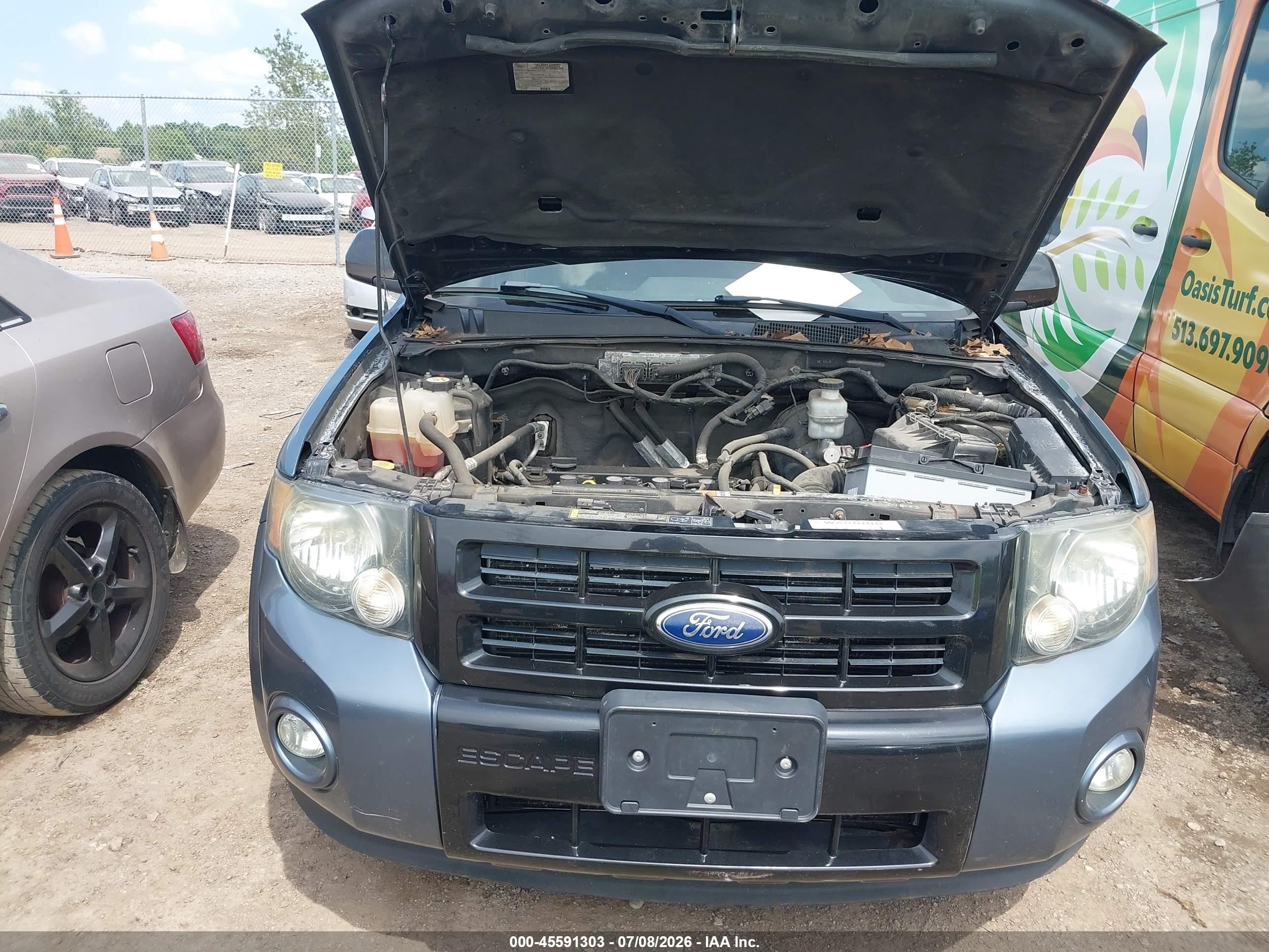 2011 Ford Escape Xlt Blue vin: 1FMCU9D7XBKB22347