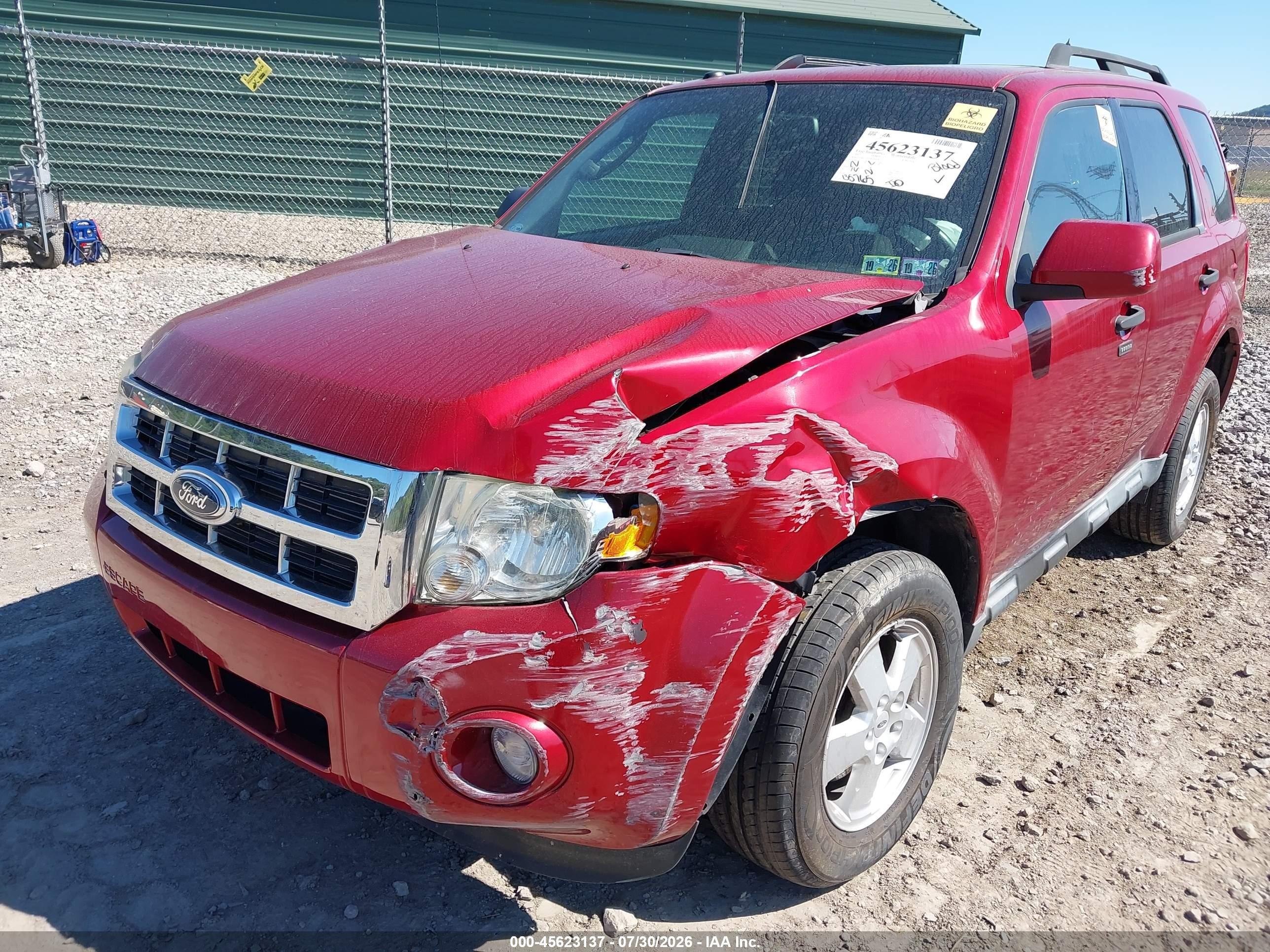 2012 Ford Escape Xlt Red vin: 1FMCU9D7XCKB28330