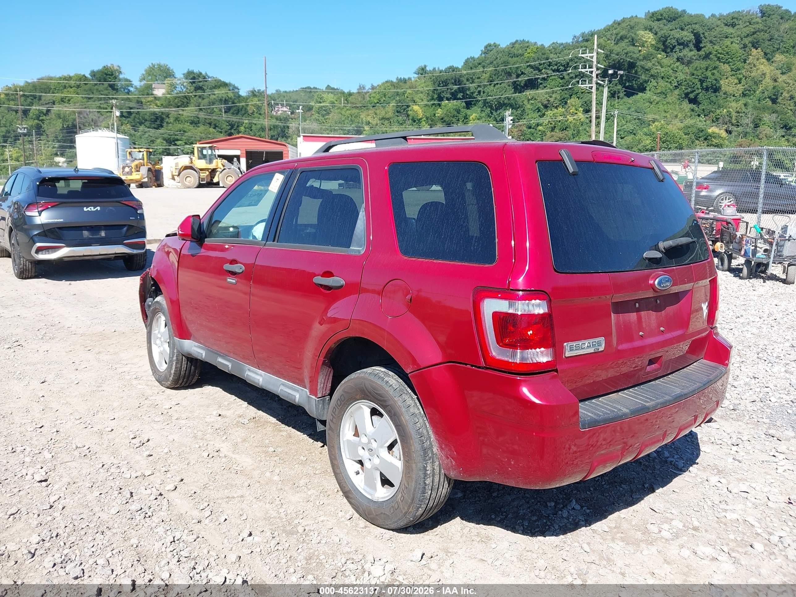 2012 Ford Escape Xlt Red vin: 1FMCU9D7XCKB28330