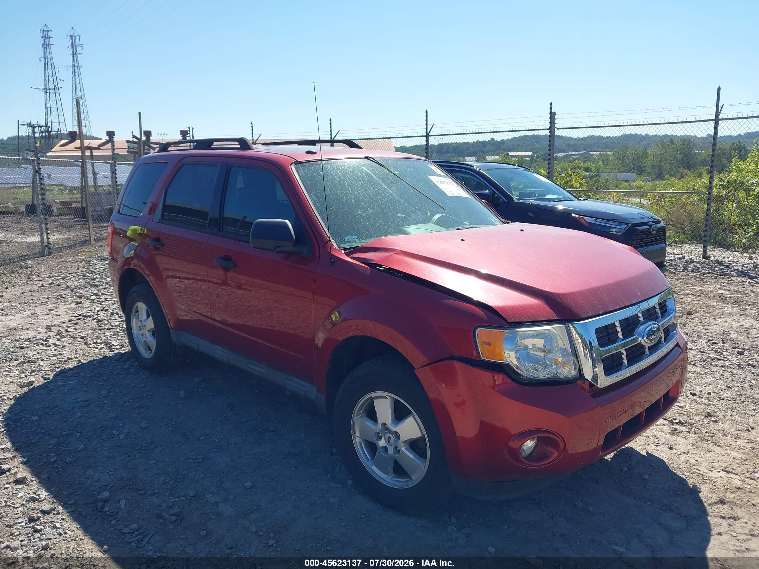 2012 Ford Escape Xlt Red vin: 1FMCU9D7XCKB28330
