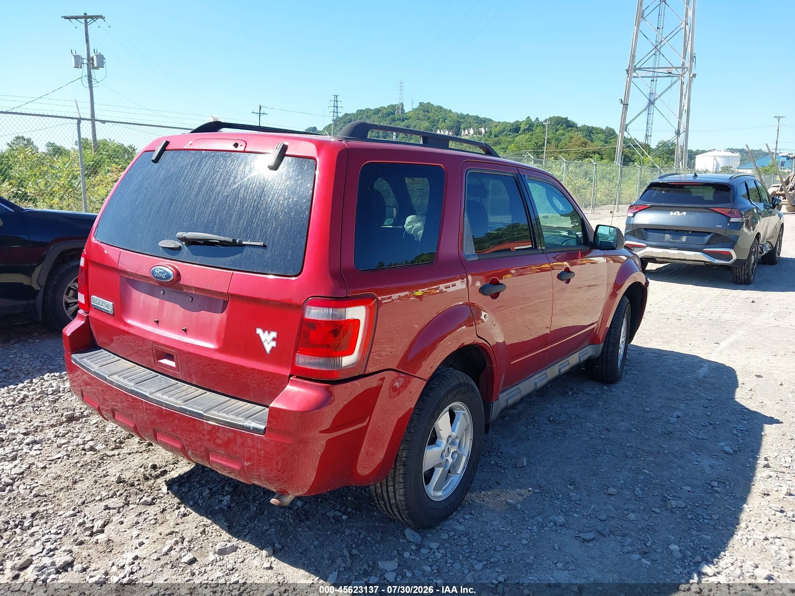 2012 Ford Escape Xlt Red vin: 1FMCU9D7XCKB28330