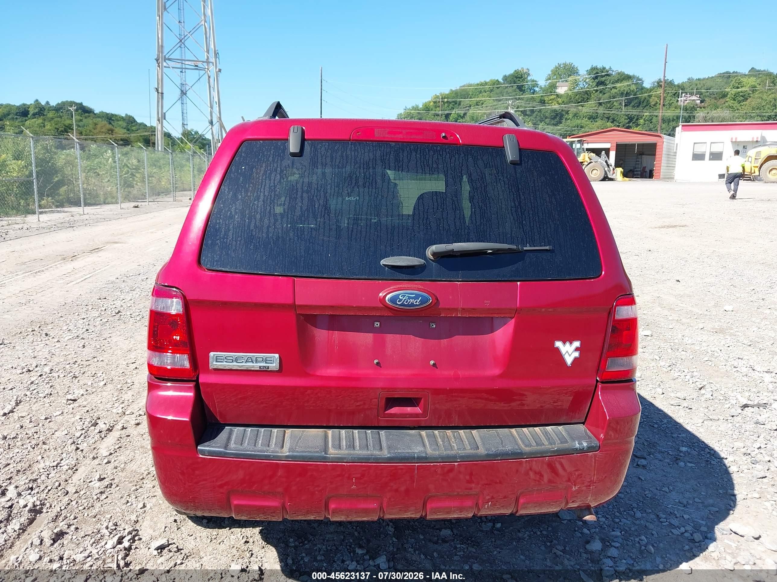 2012 Ford Escape Xlt Red vin: 1FMCU9D7XCKB28330