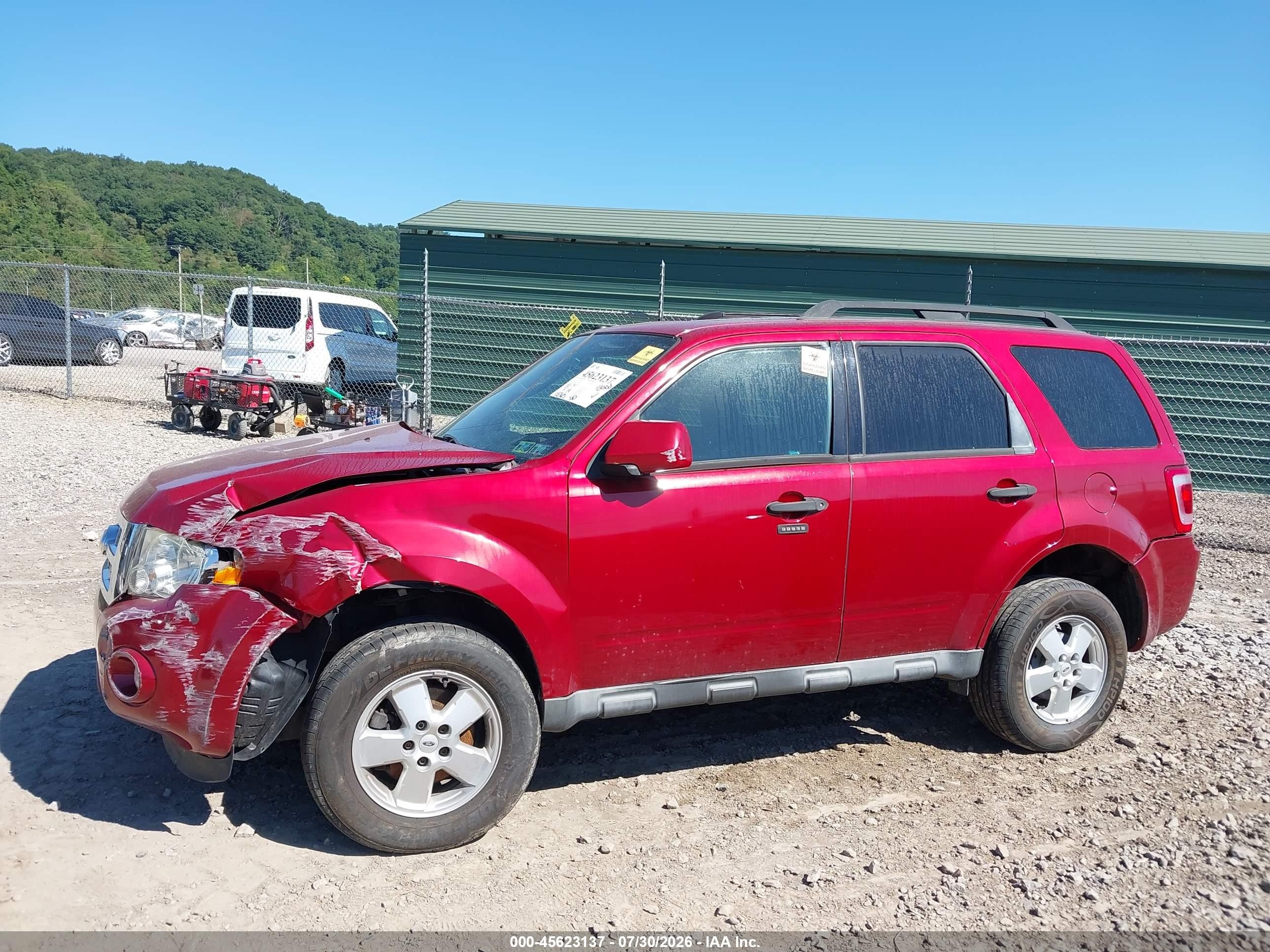 2012 Ford Escape Xlt Red vin: 1FMCU9D7XCKB28330