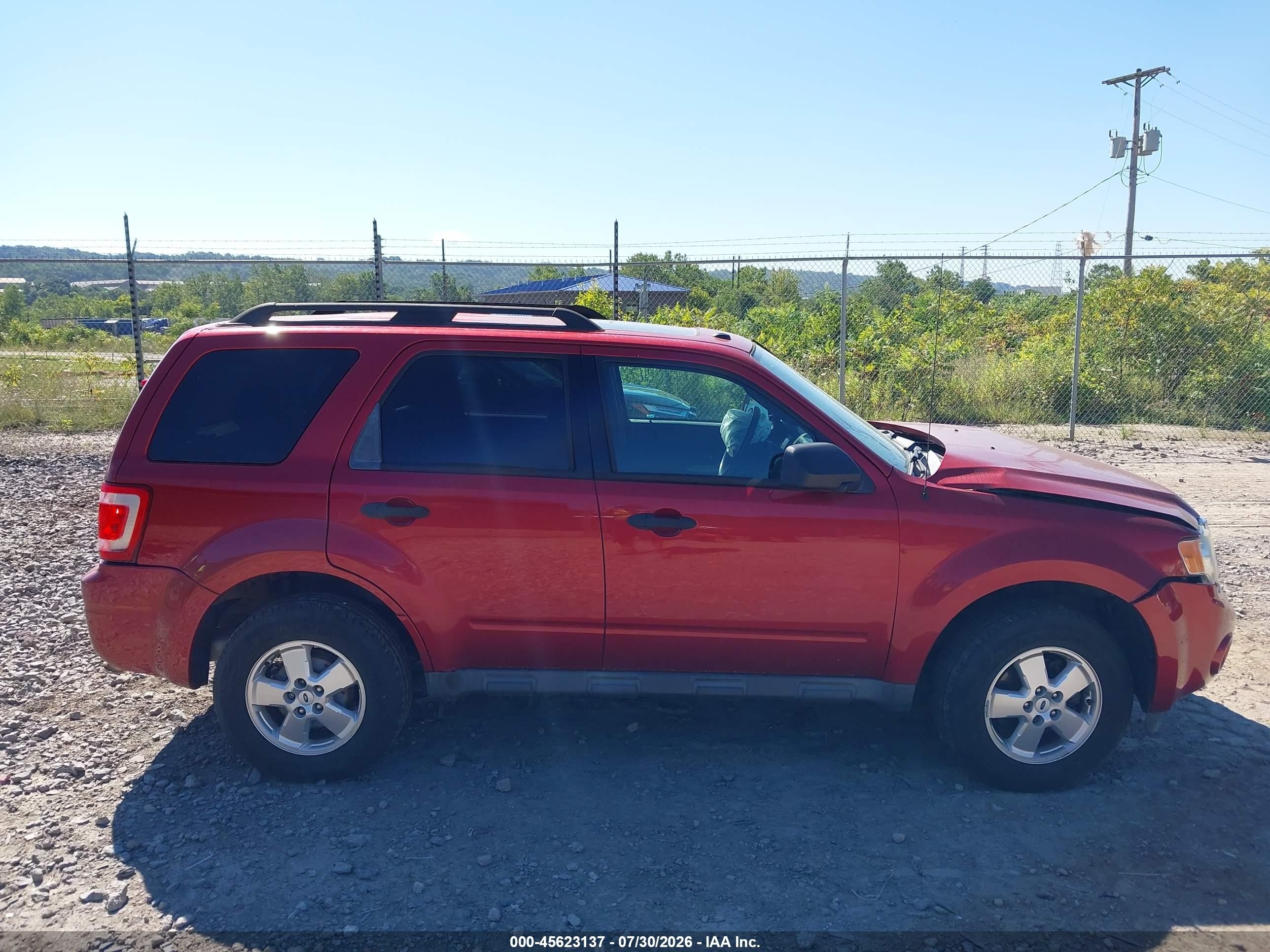 2012 Ford Escape Xlt Red vin: 1FMCU9D7XCKB28330