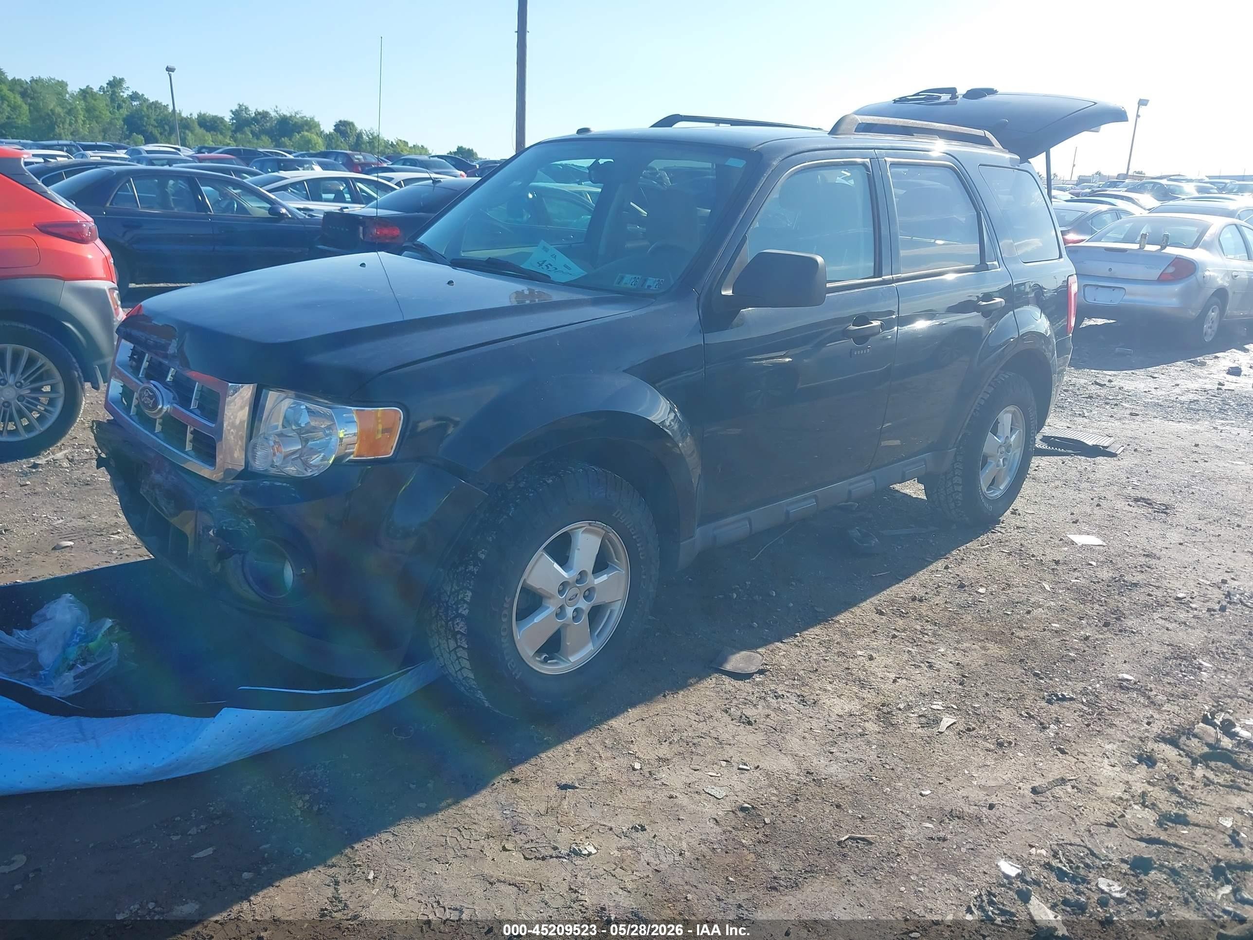 2012 Ford Escape Xlt Black vin: 1FMCU9D7XCKB37979