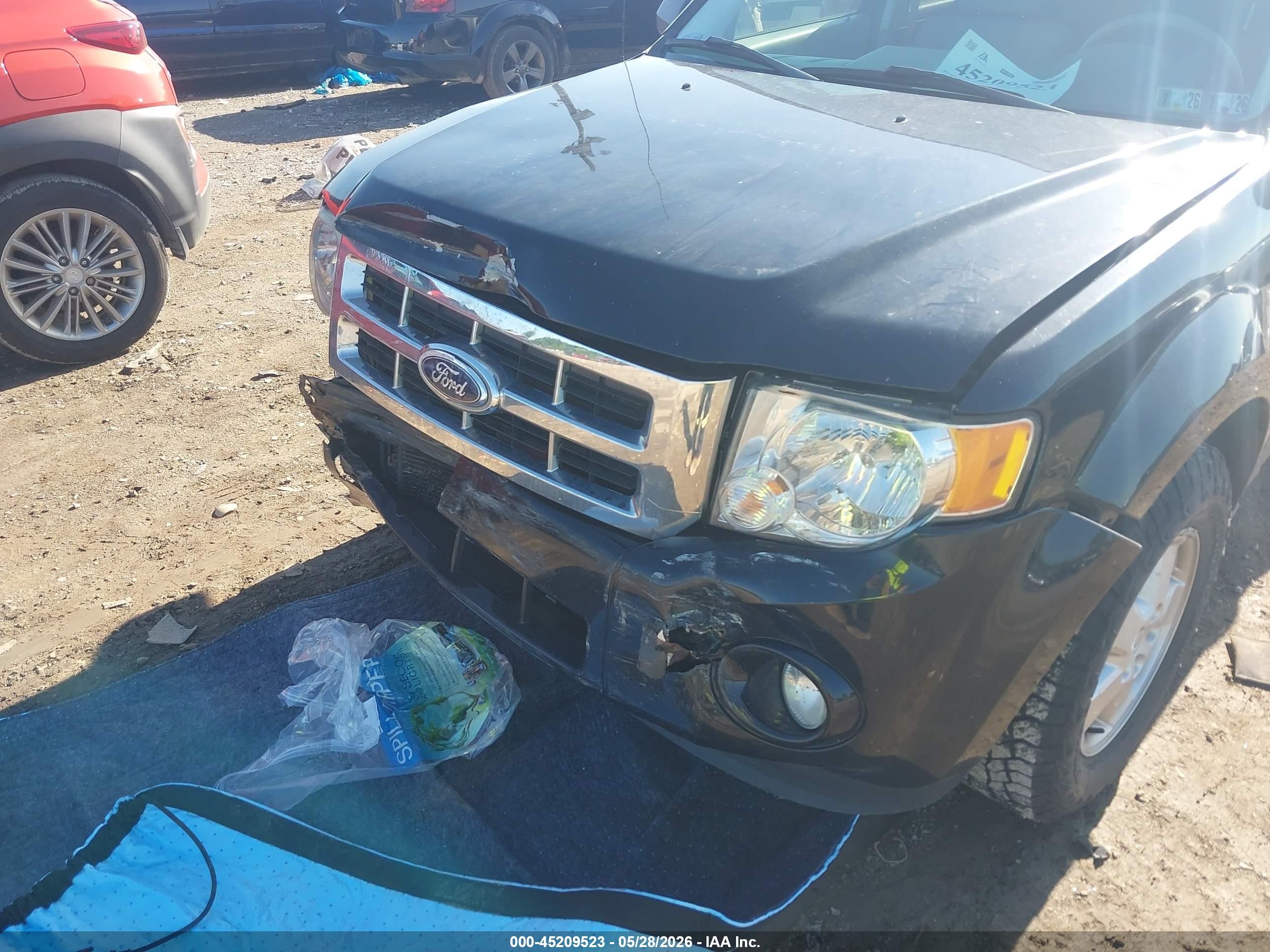 2012 Ford Escape Xlt Black vin: 1FMCU9D7XCKB37979