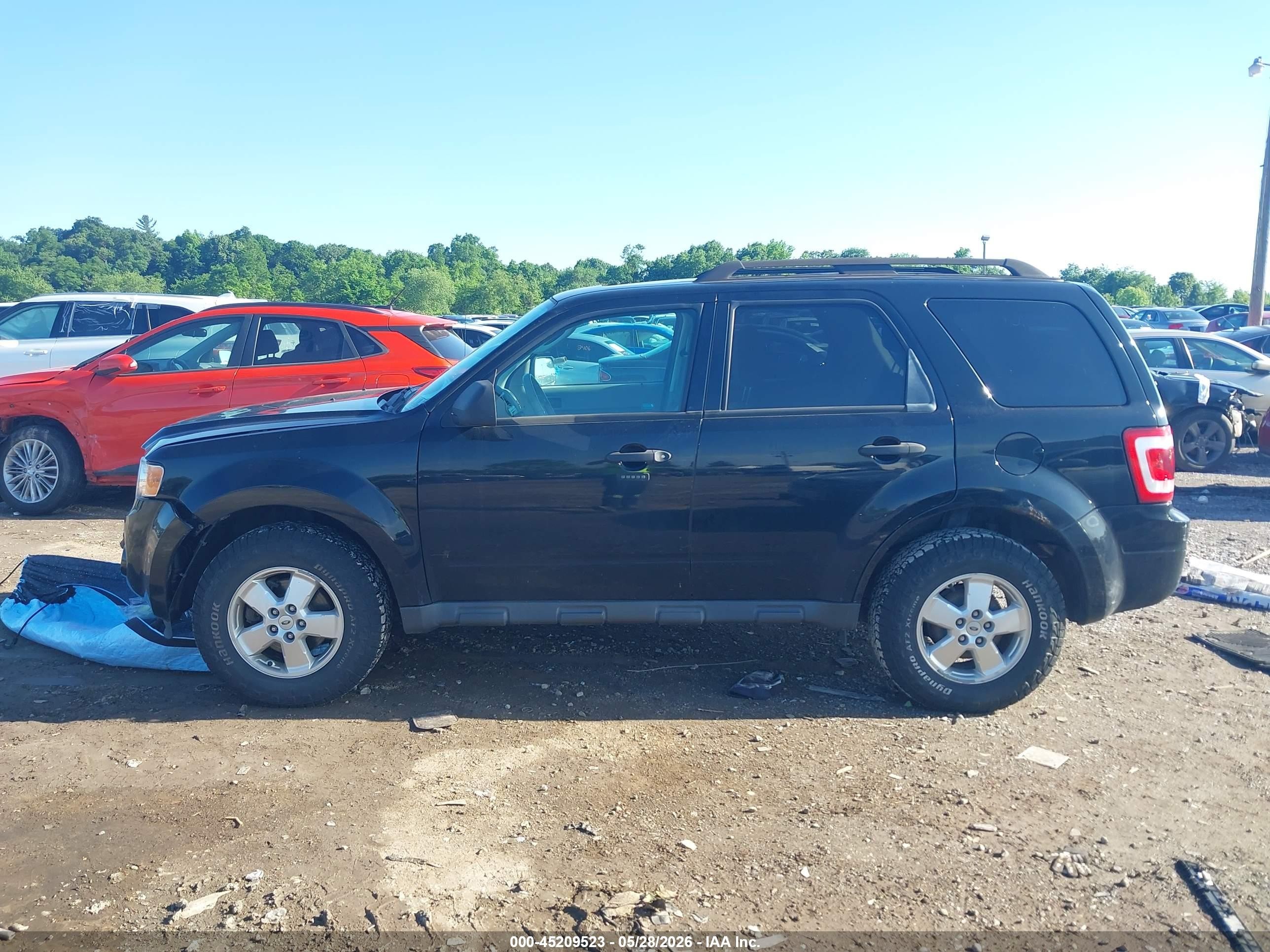 2012 Ford Escape Xlt Black vin: 1FMCU9D7XCKB37979