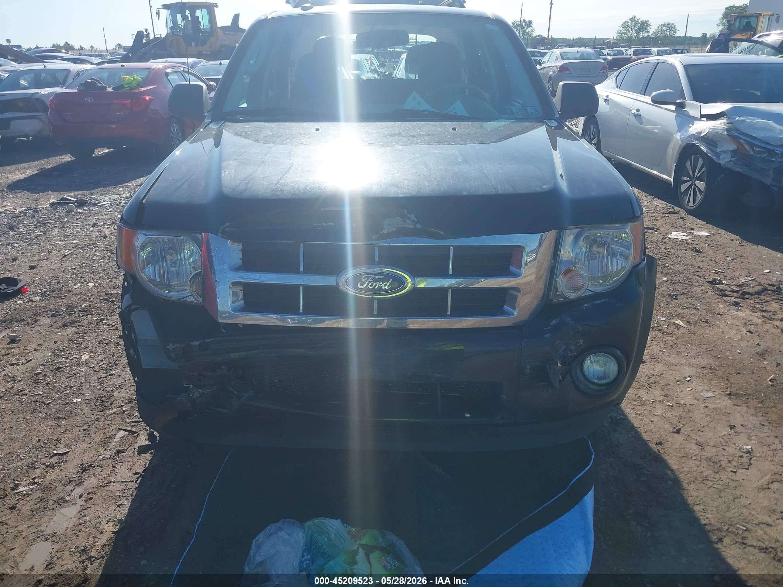 2012 Ford Escape Xlt Black vin: 1FMCU9D7XCKB37979