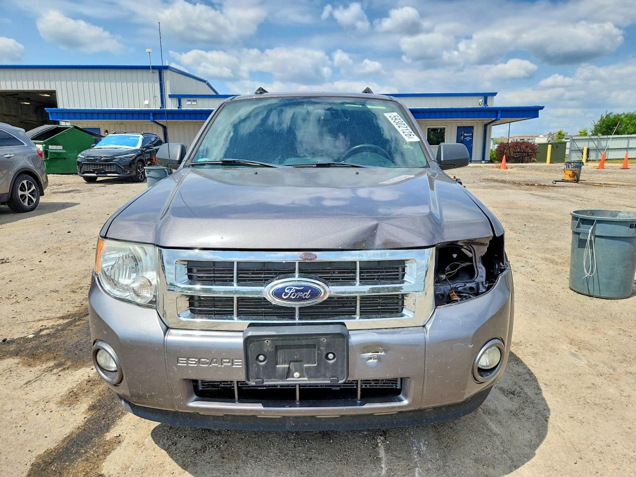 2012 Ford Escape Xlt Gray vin: 1FMCU9D7XCKC38441