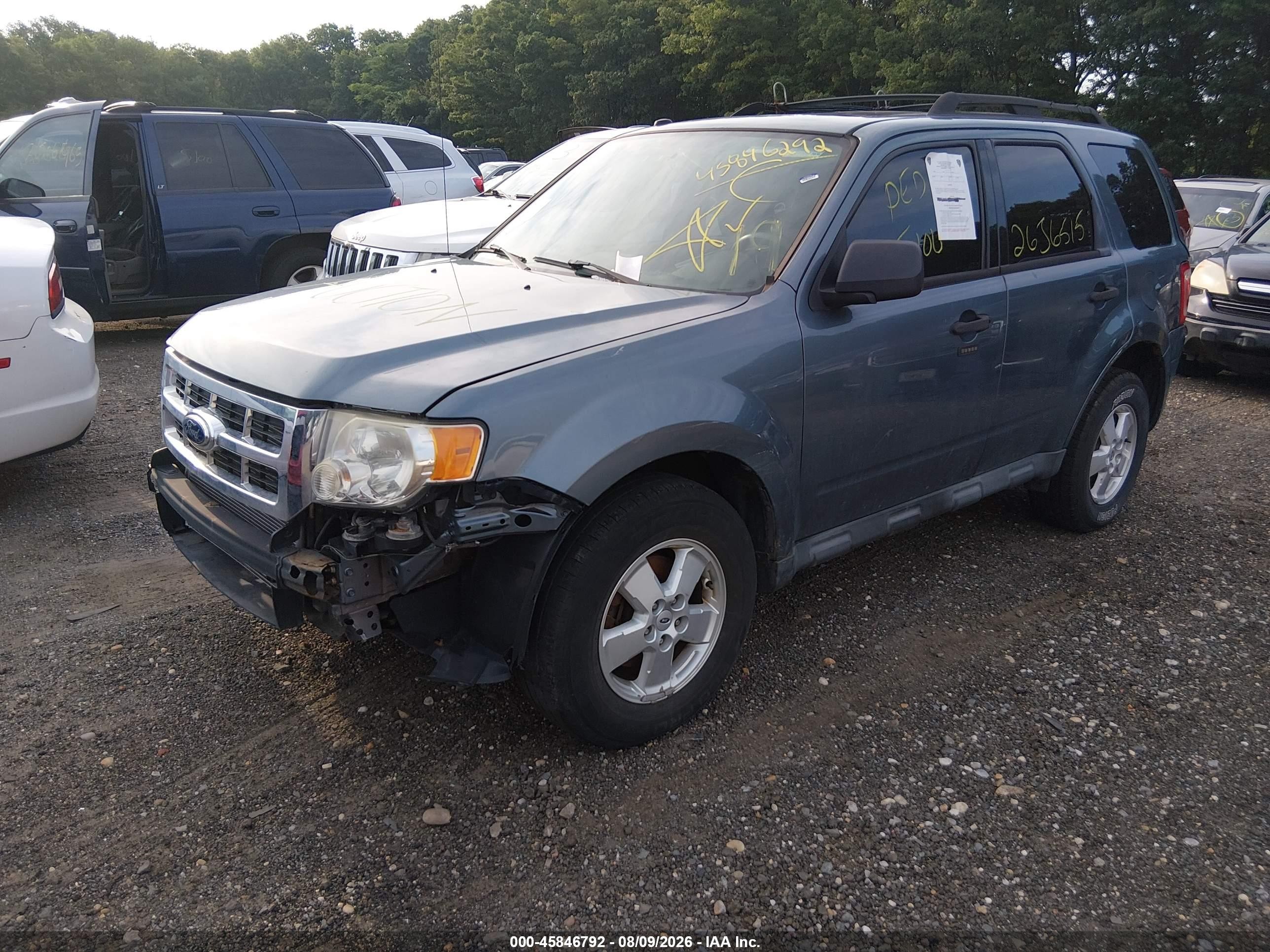 2010 Ford Escape Xlt Blue vin: 1FMCU9DG0AKD15783