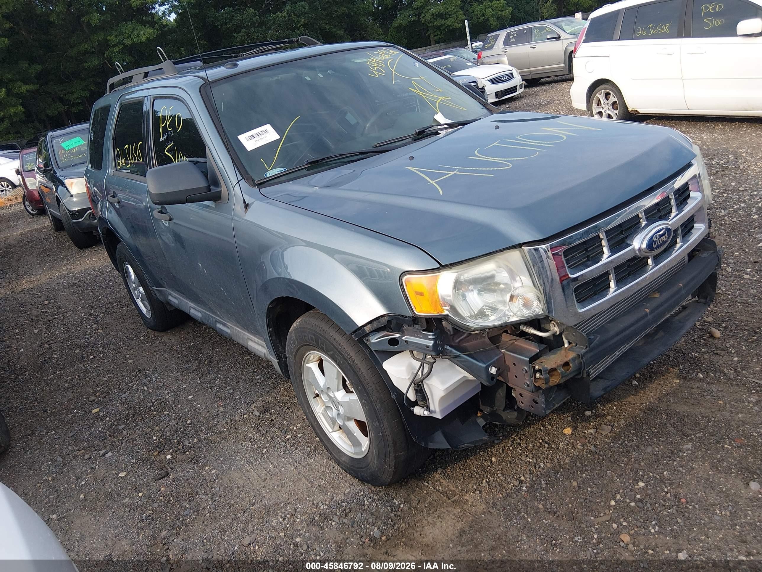 2010 Ford Escape Xlt Blue vin: 1FMCU9DG0AKD15783