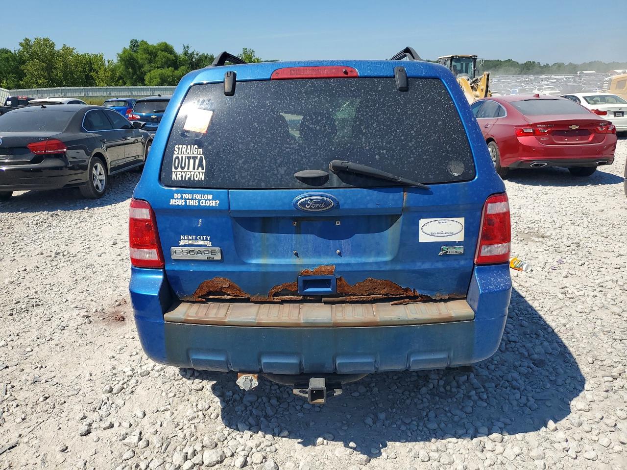 2011 Ford Escape Xlt Синий vin: 1FMCU9DG0BKB12796