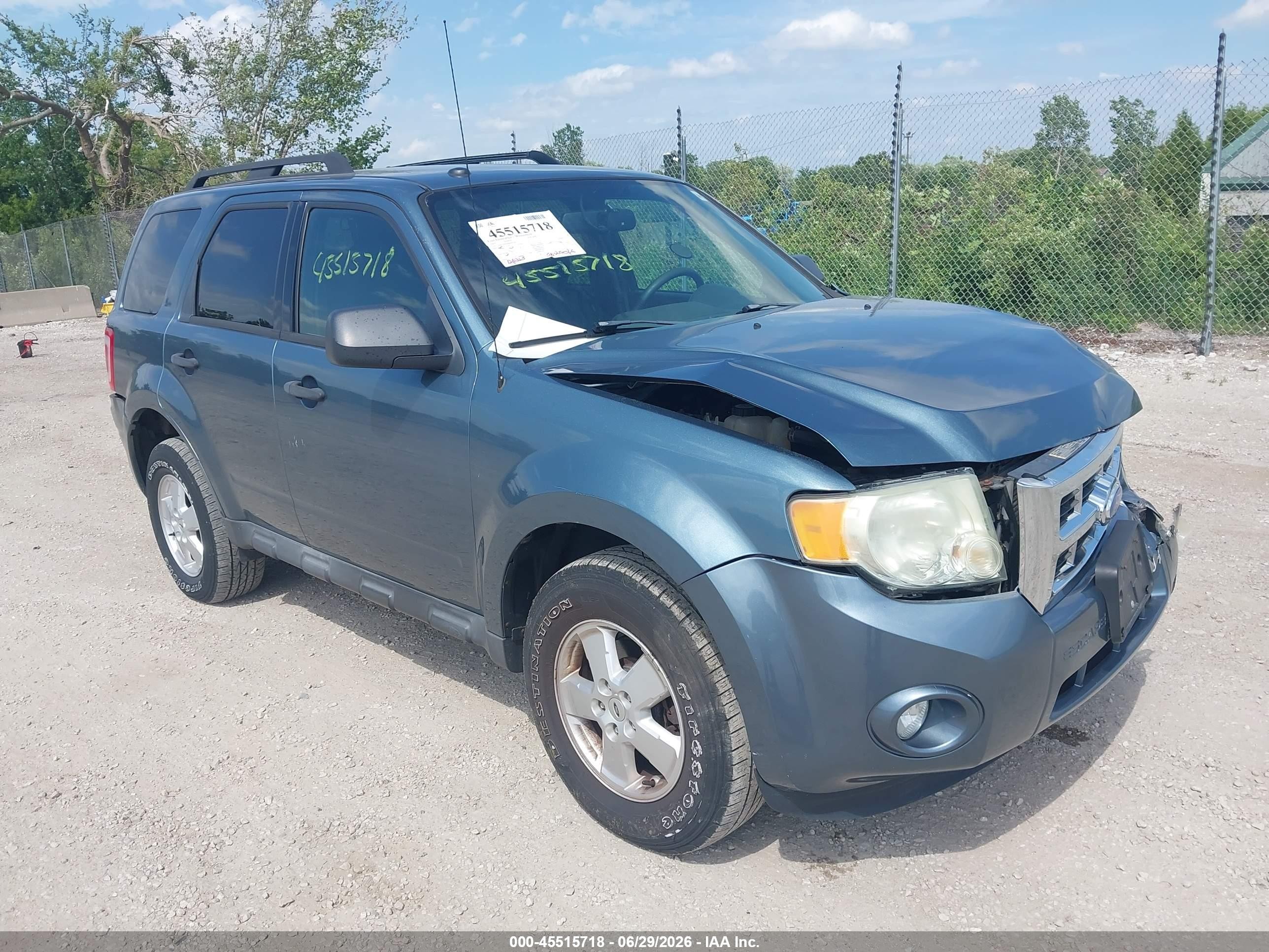 2011 Ford Escape Xlt Blue vin: 1FMCU9DG0BKB92441