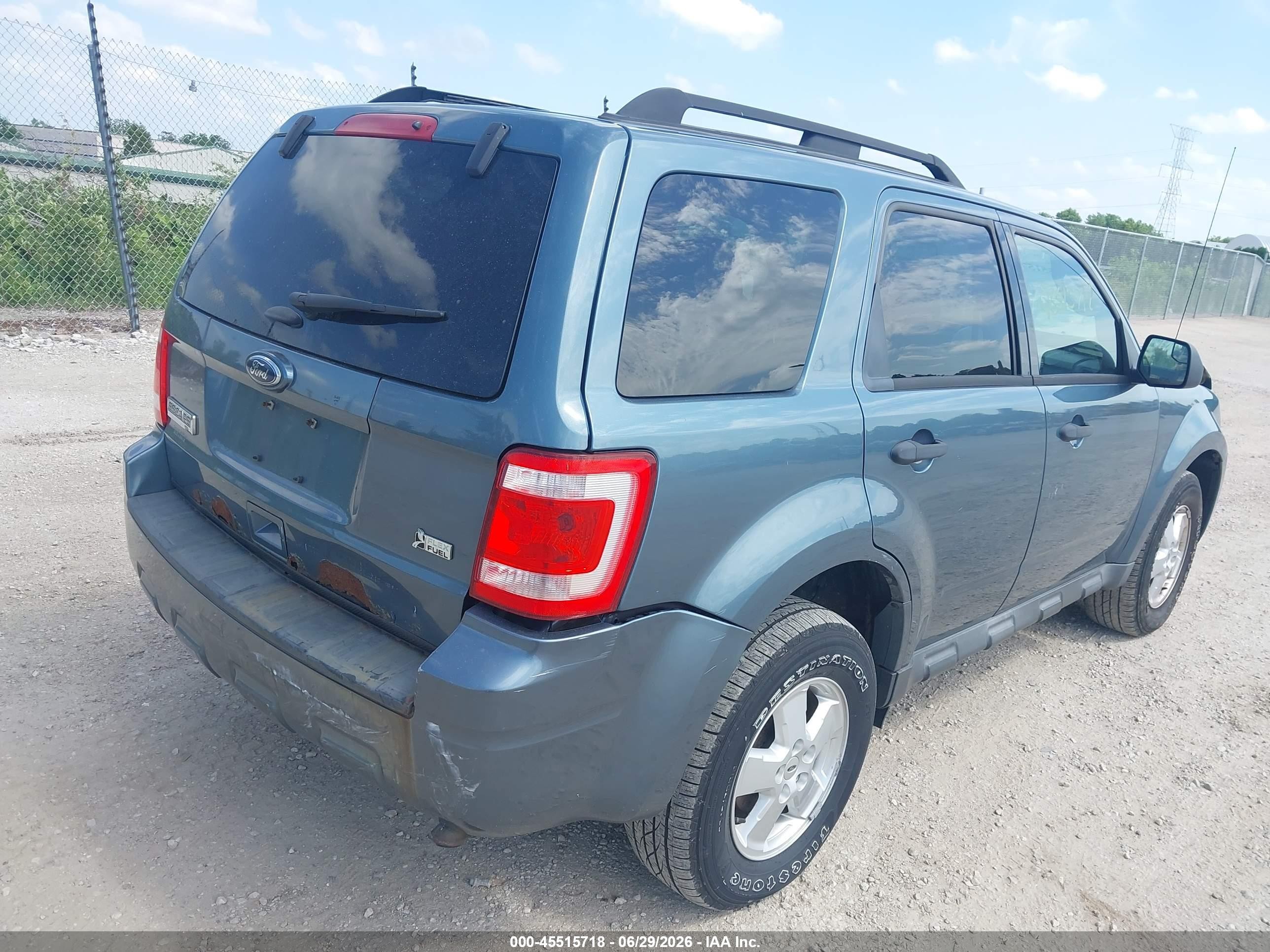 2011 Ford Escape Xlt Blue vin: 1FMCU9DG0BKB92441