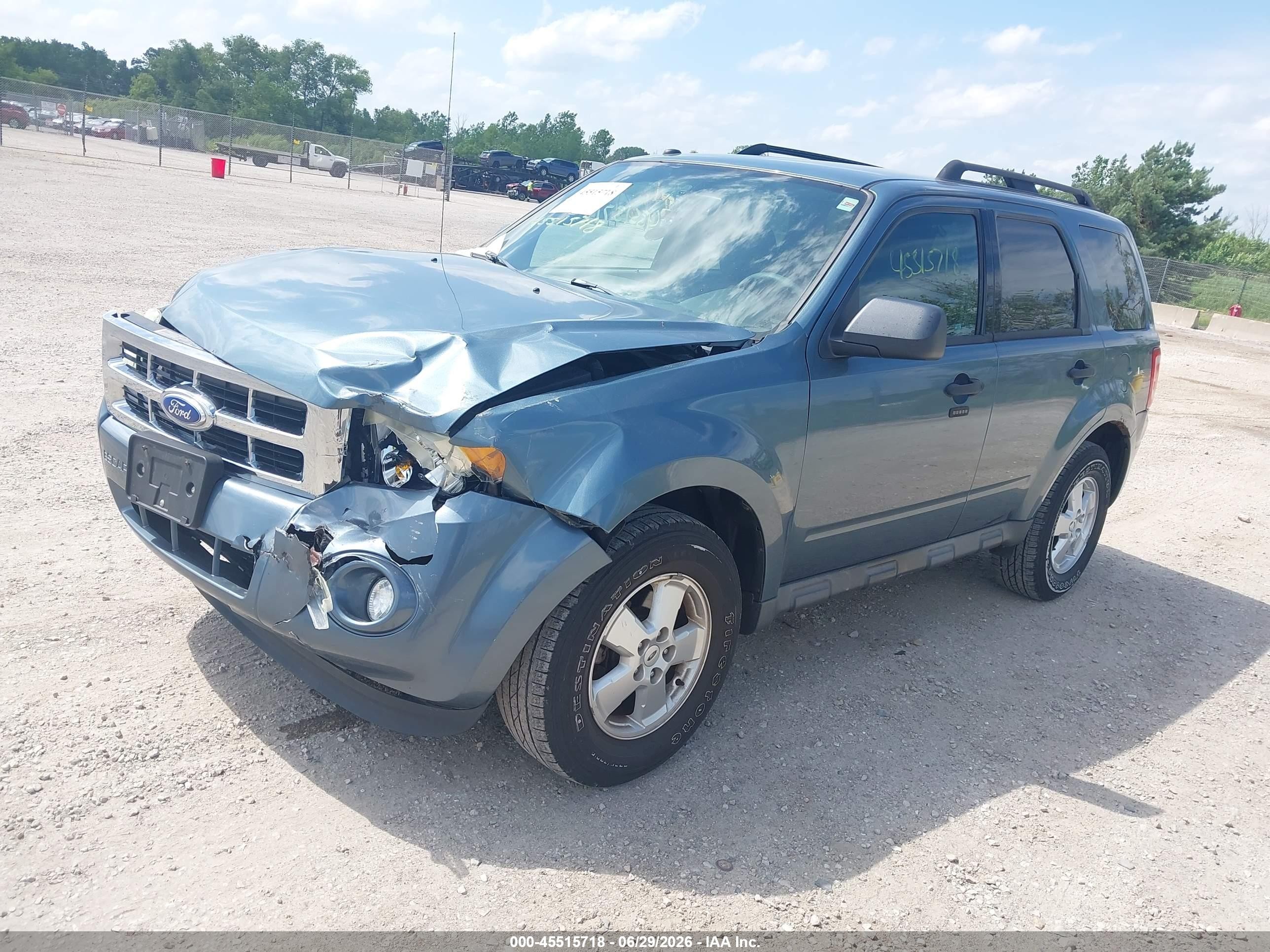 2011 Ford Escape Xlt Blue vin: 1FMCU9DG0BKB92441
