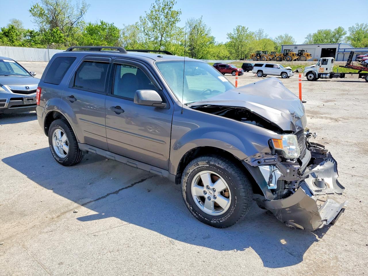 2012 Ford Escape Xlt Gray vin: 1FMCU9DG0CKA03658