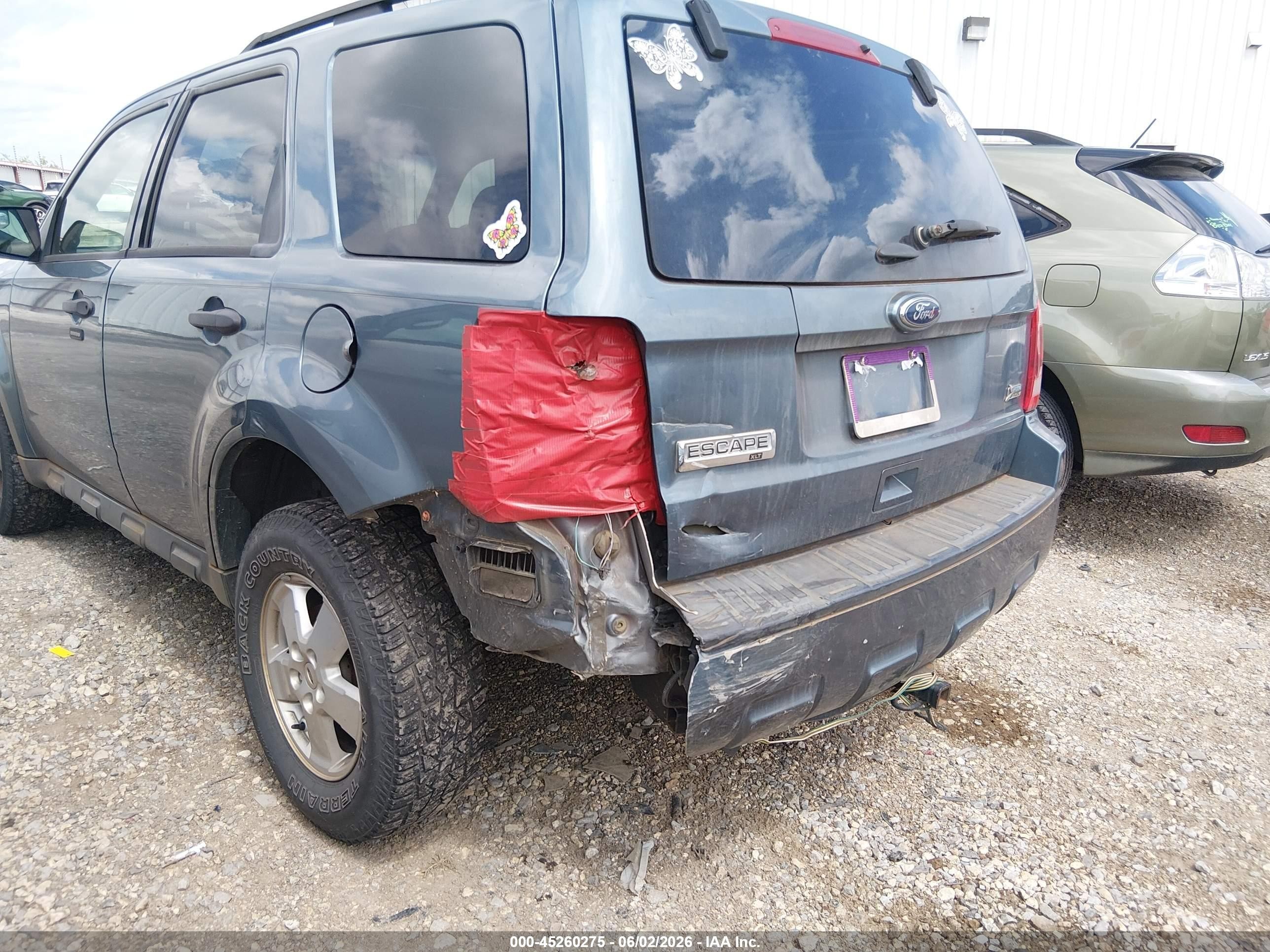 2012 Ford Escape Xlt Blue vin: 1FMCU9DG0CKA08133
