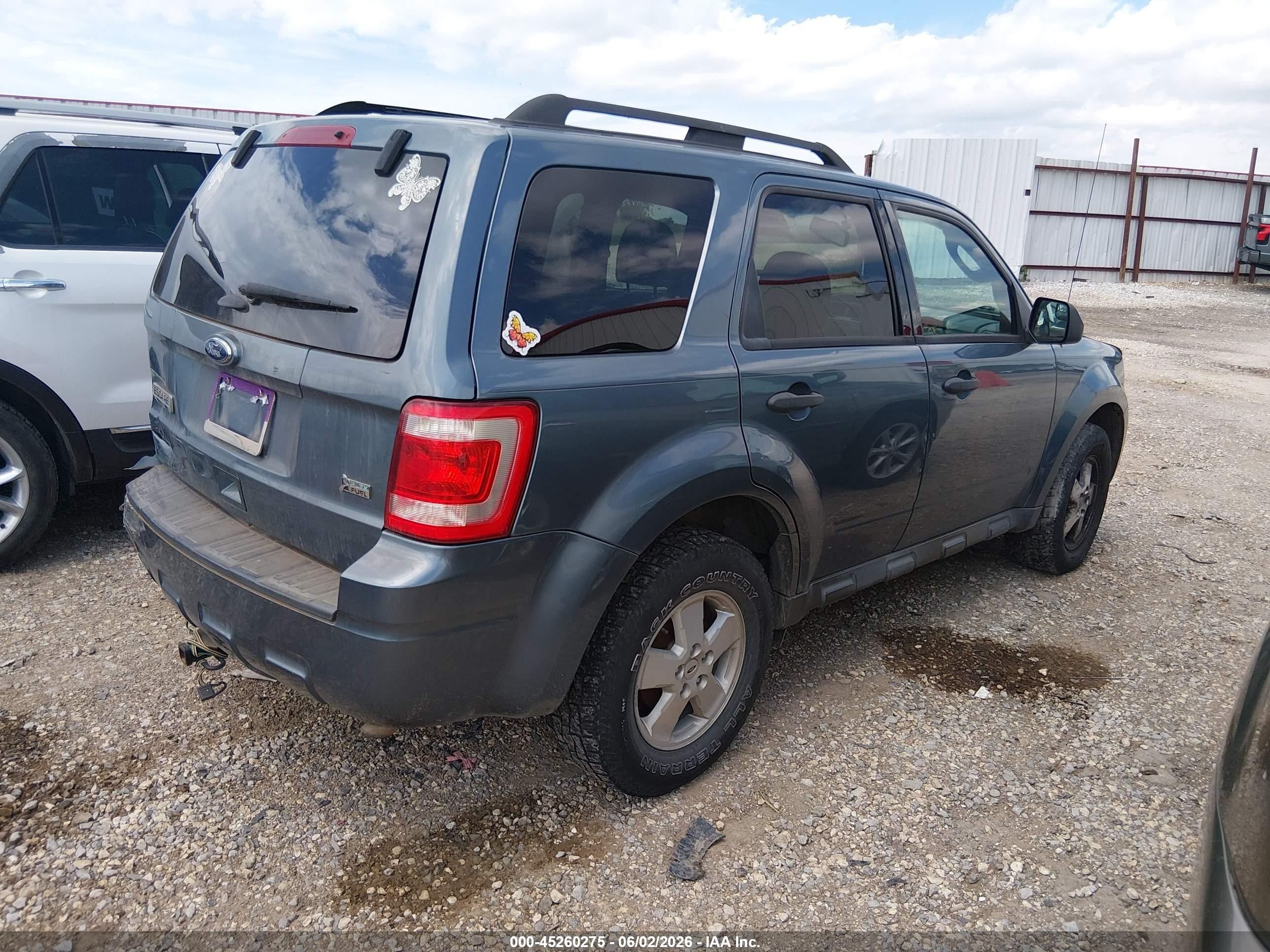 2012 Ford Escape Xlt Blue vin: 1FMCU9DG0CKA08133