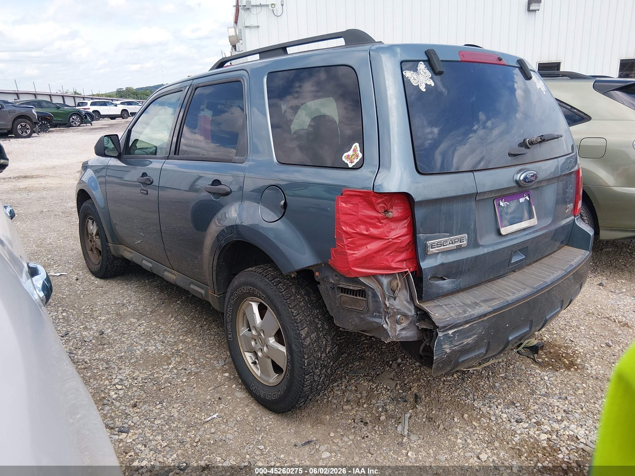 2012 Ford Escape Xlt Blue vin: 1FMCU9DG0CKA08133
