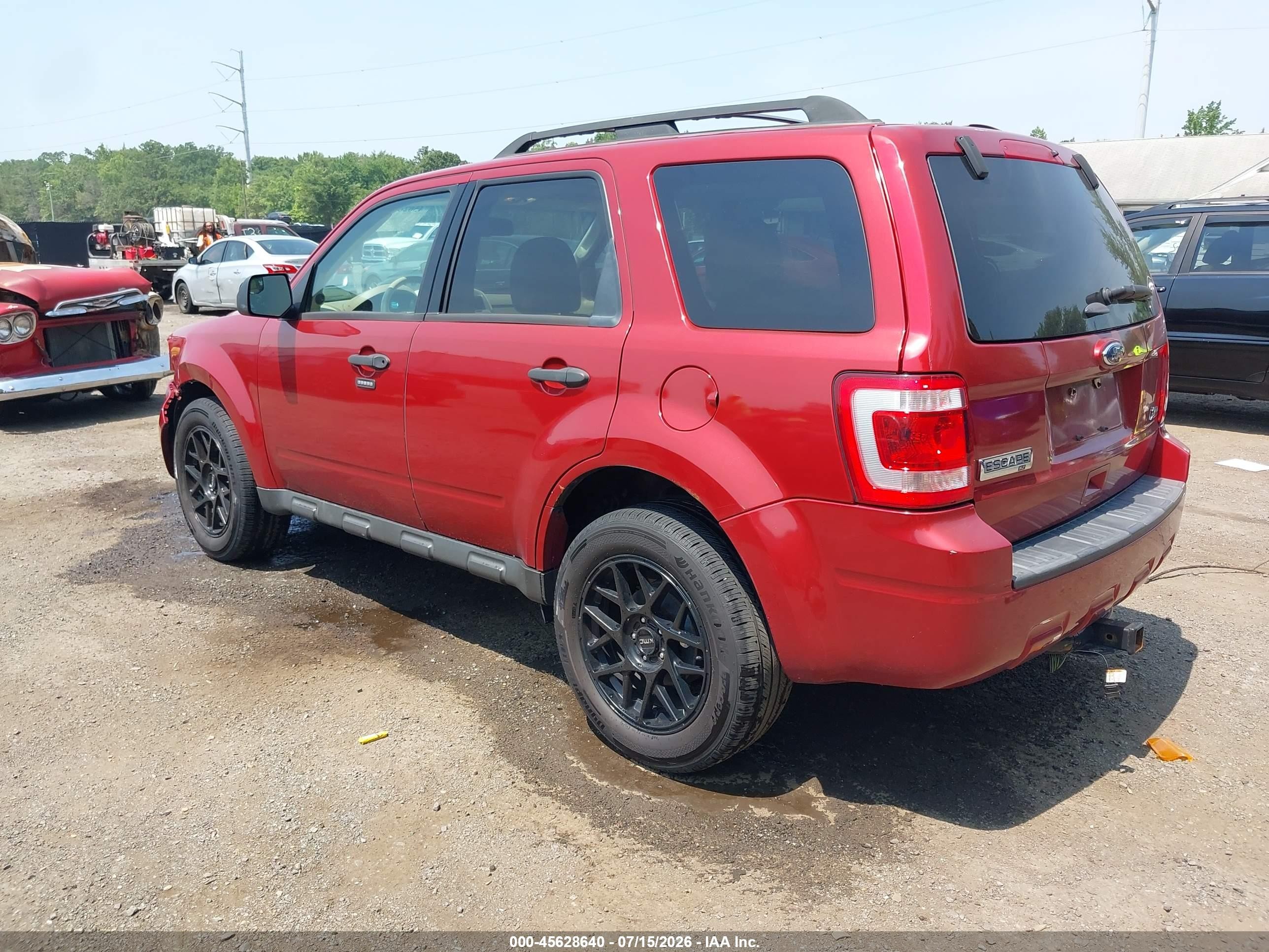 2012 Ford Escape Xlt Red vin: 1FMCU9DG0CKA33193