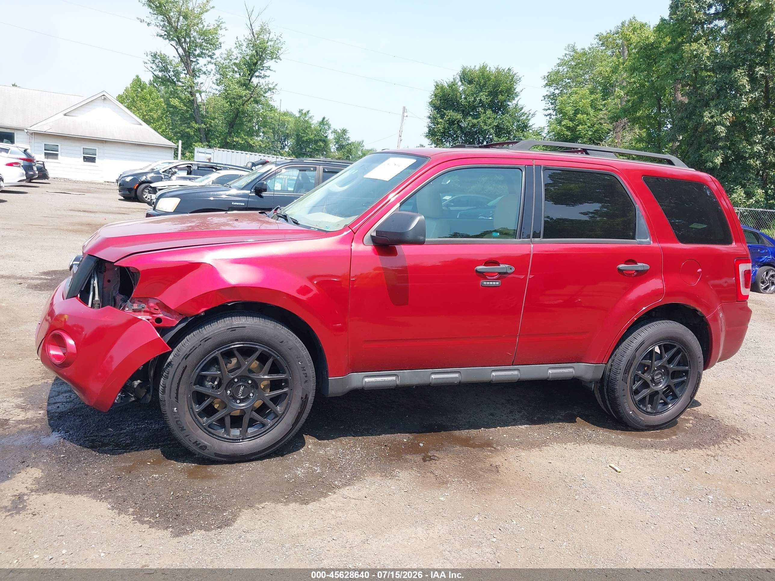 2012 Ford Escape Xlt Red vin: 1FMCU9DG0CKA33193