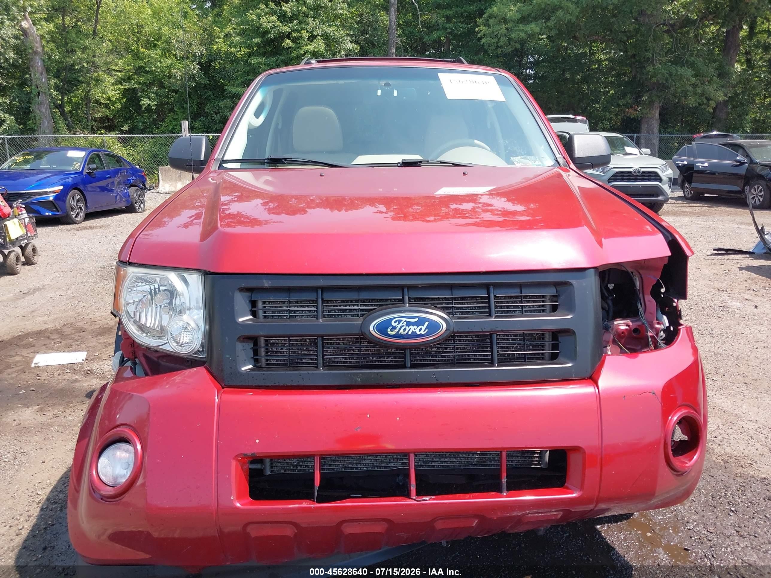 2012 Ford Escape Xlt Red vin: 1FMCU9DG0CKA33193