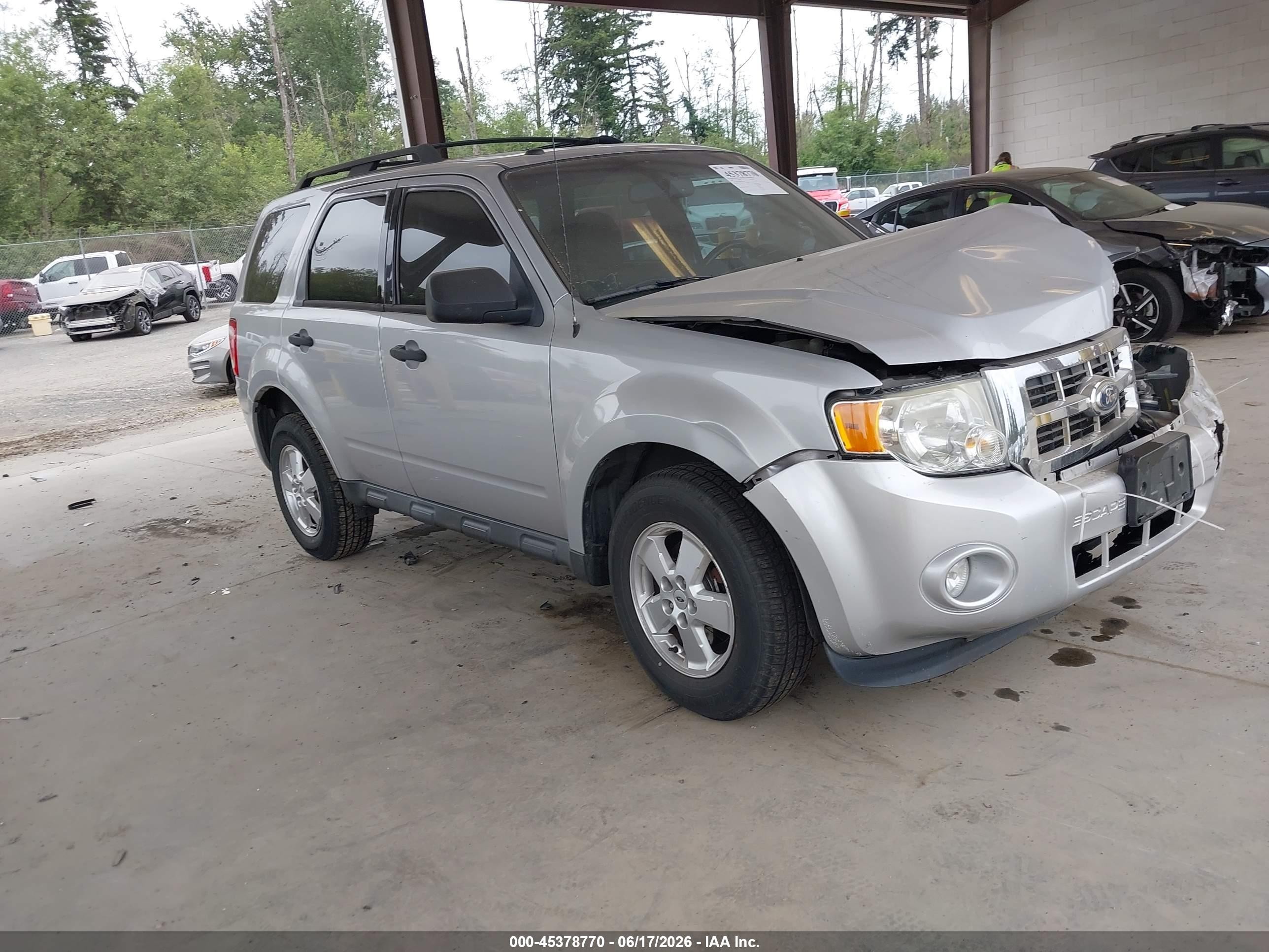 2012 Ford Escape Xlt Silver vin: 1FMCU9DG0CKA66291