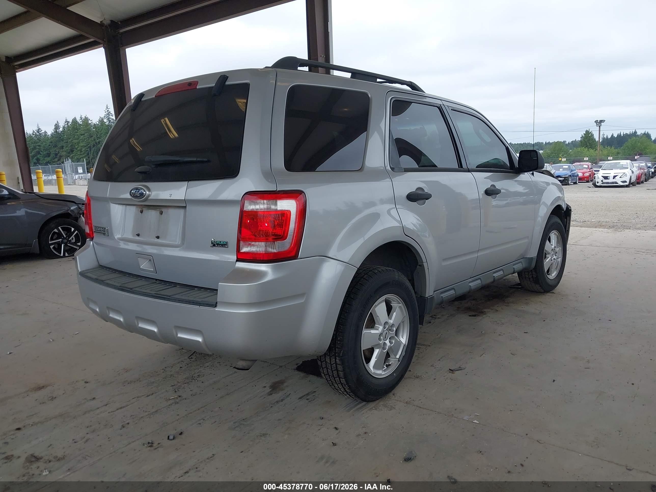 2012 Ford Escape Xlt Silver vin: 1FMCU9DG0CKA66291