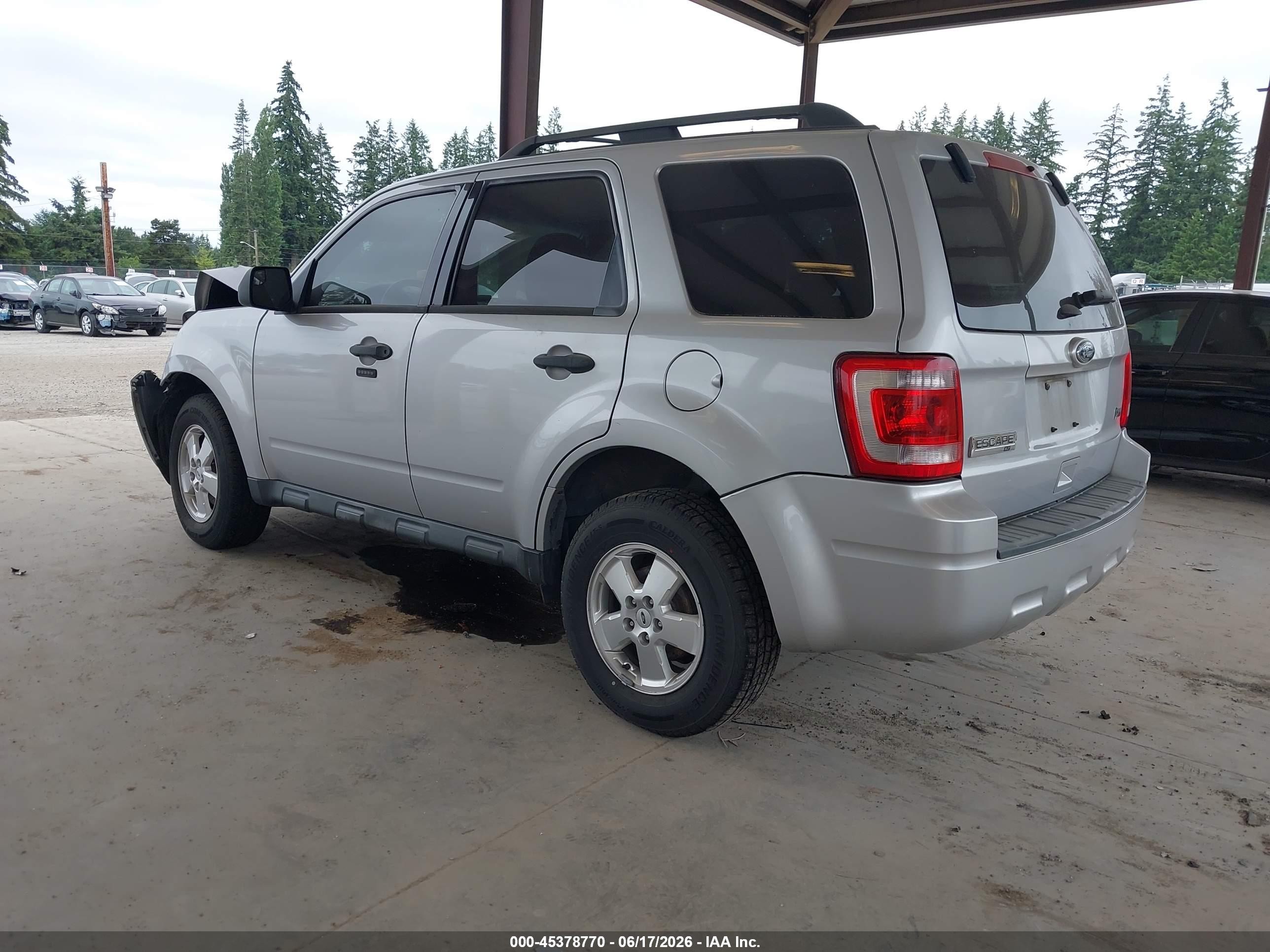 2012 Ford Escape Xlt Silver vin: 1FMCU9DG0CKA66291