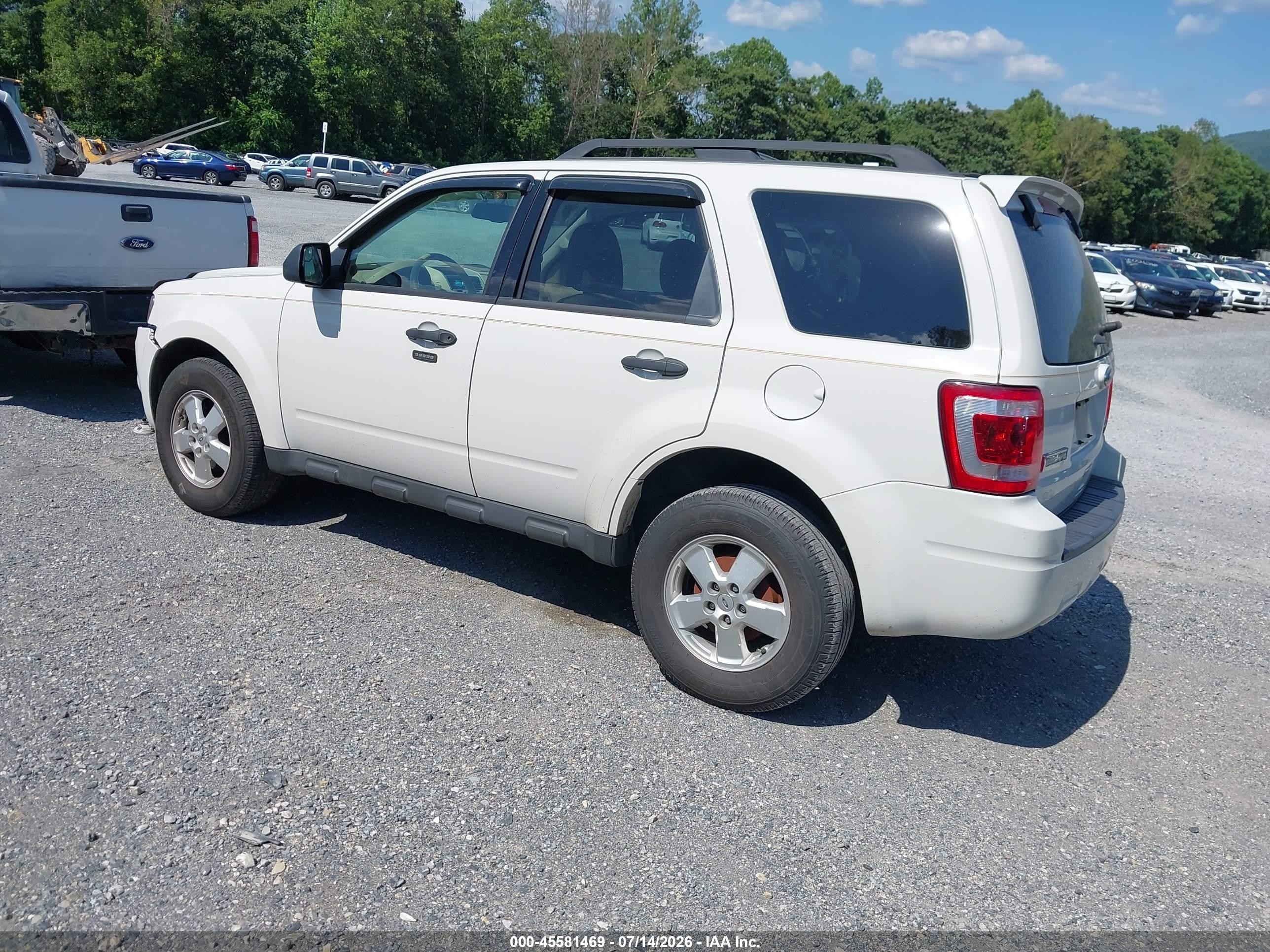 2012 Ford Escape Xlt Белый vin: 1FMCU9DG0CKC52543
