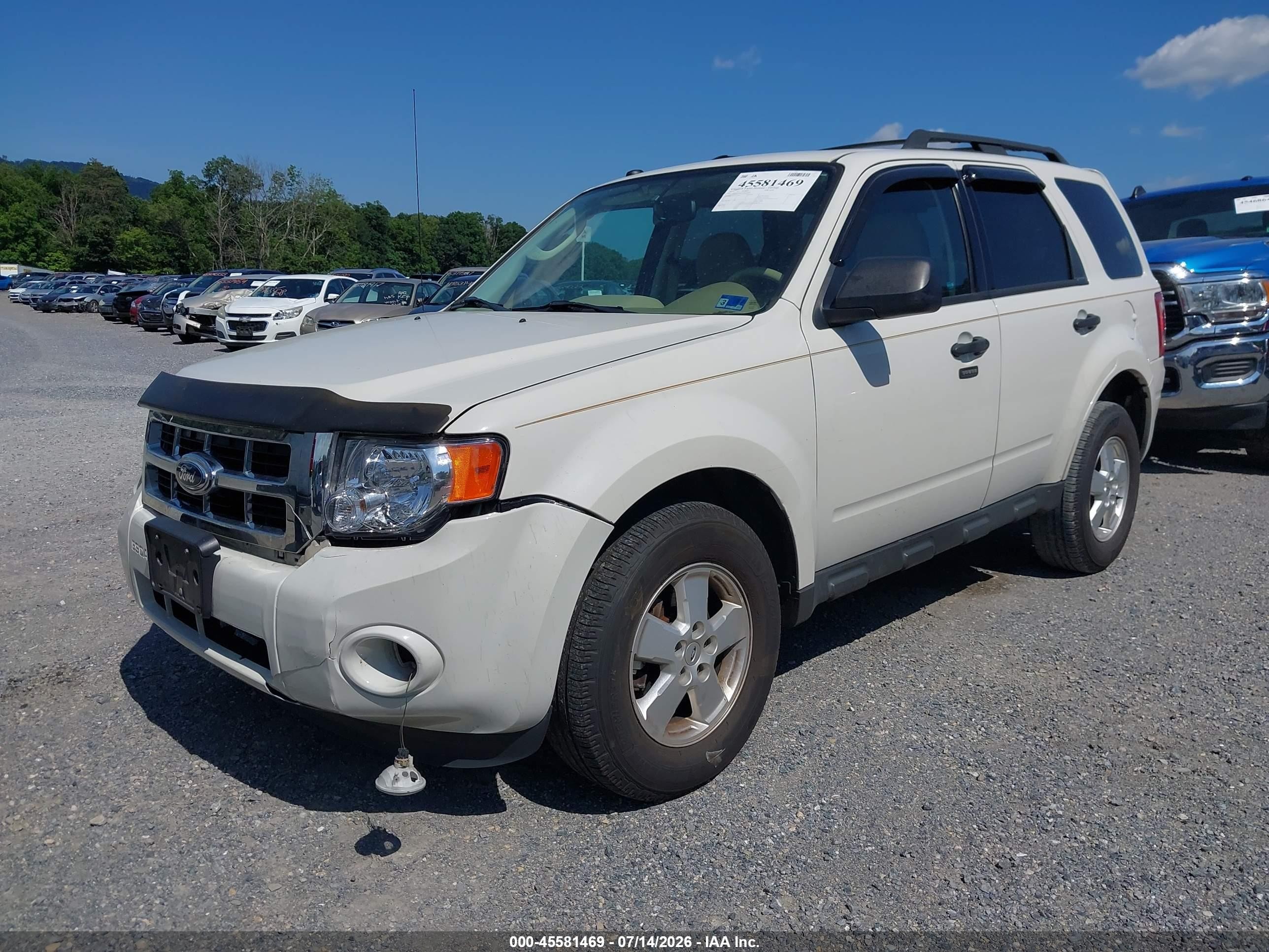 2012 Ford Escape Xlt Белый vin: 1FMCU9DG0CKC52543