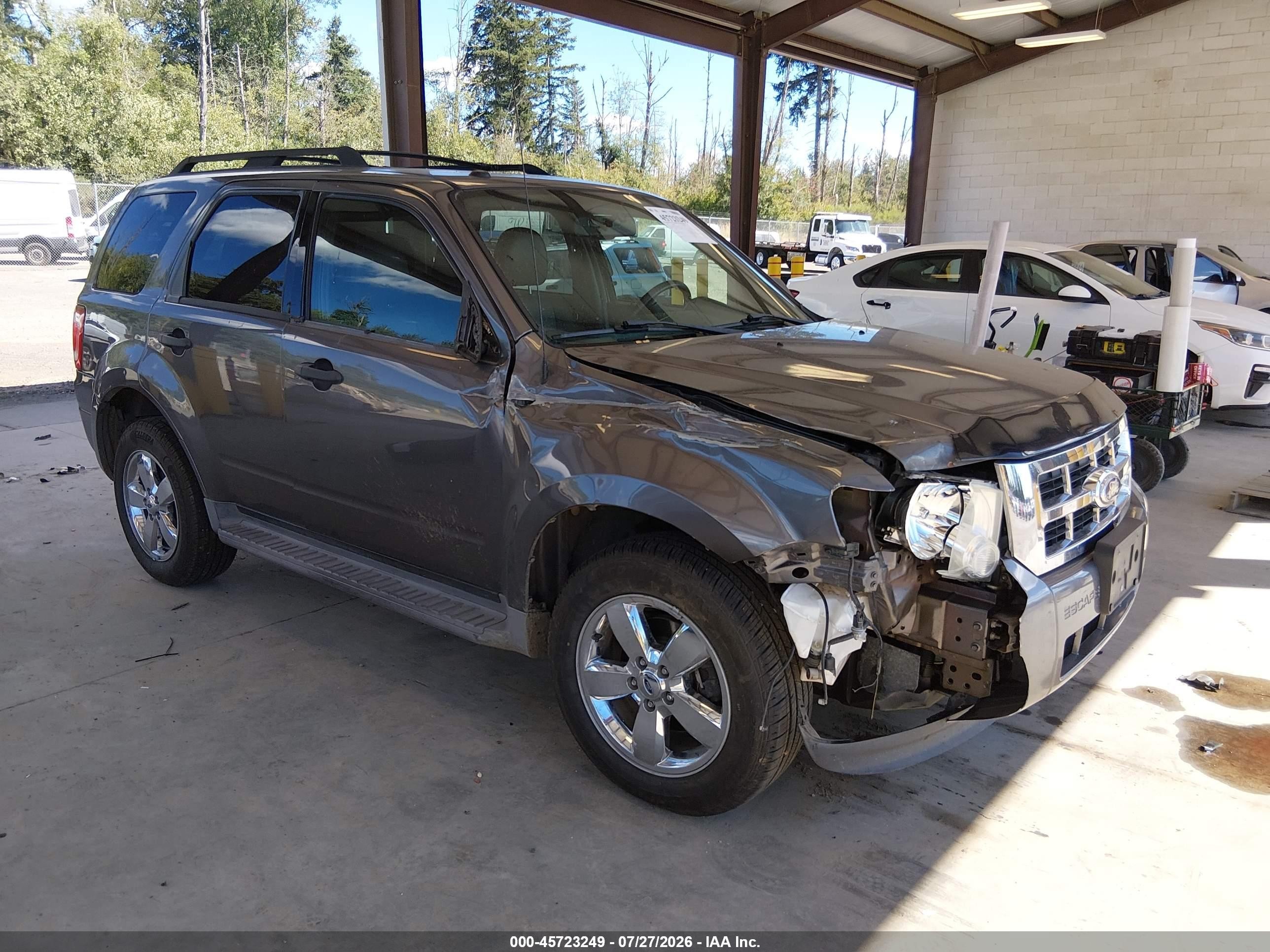2010 Ford Escape Xlt Серый vin: 1FMCU9DG1AKA91259