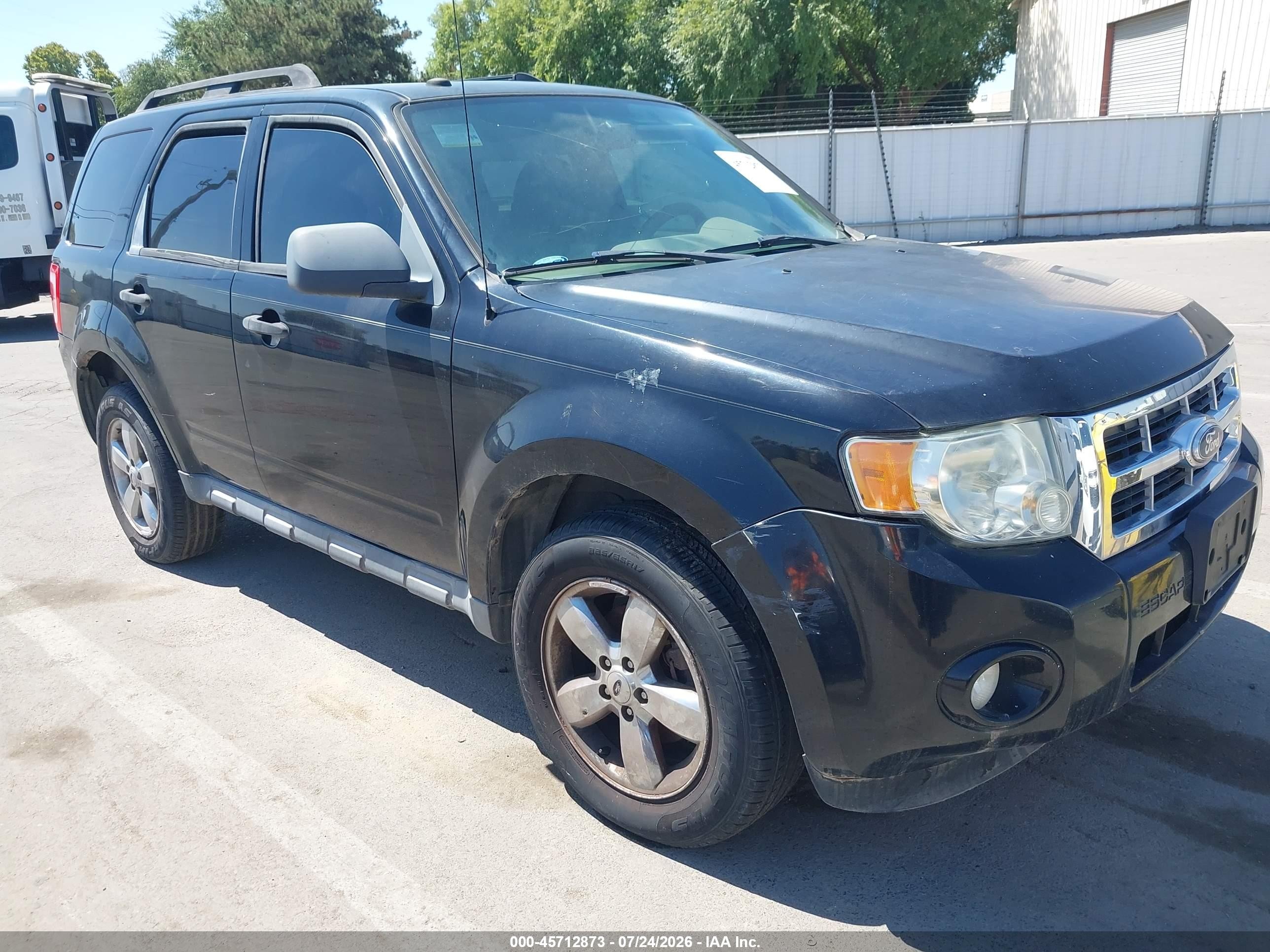 2010 Ford Escape Xlt Черный vin: 1FMCU9DG1AKB01935