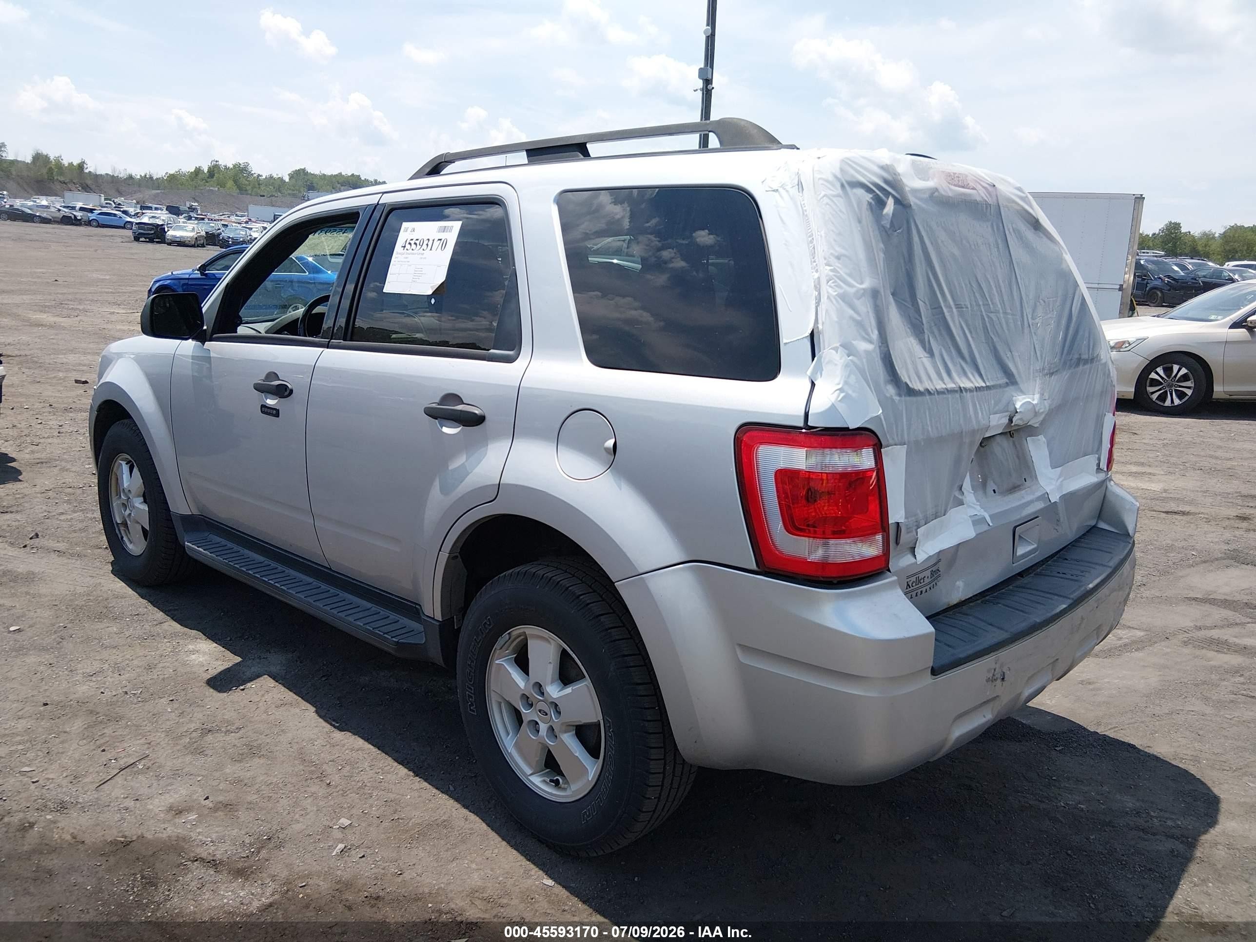 2010 Ford Escape Xlt Silver vin: 1FMCU9DG1AKC70966