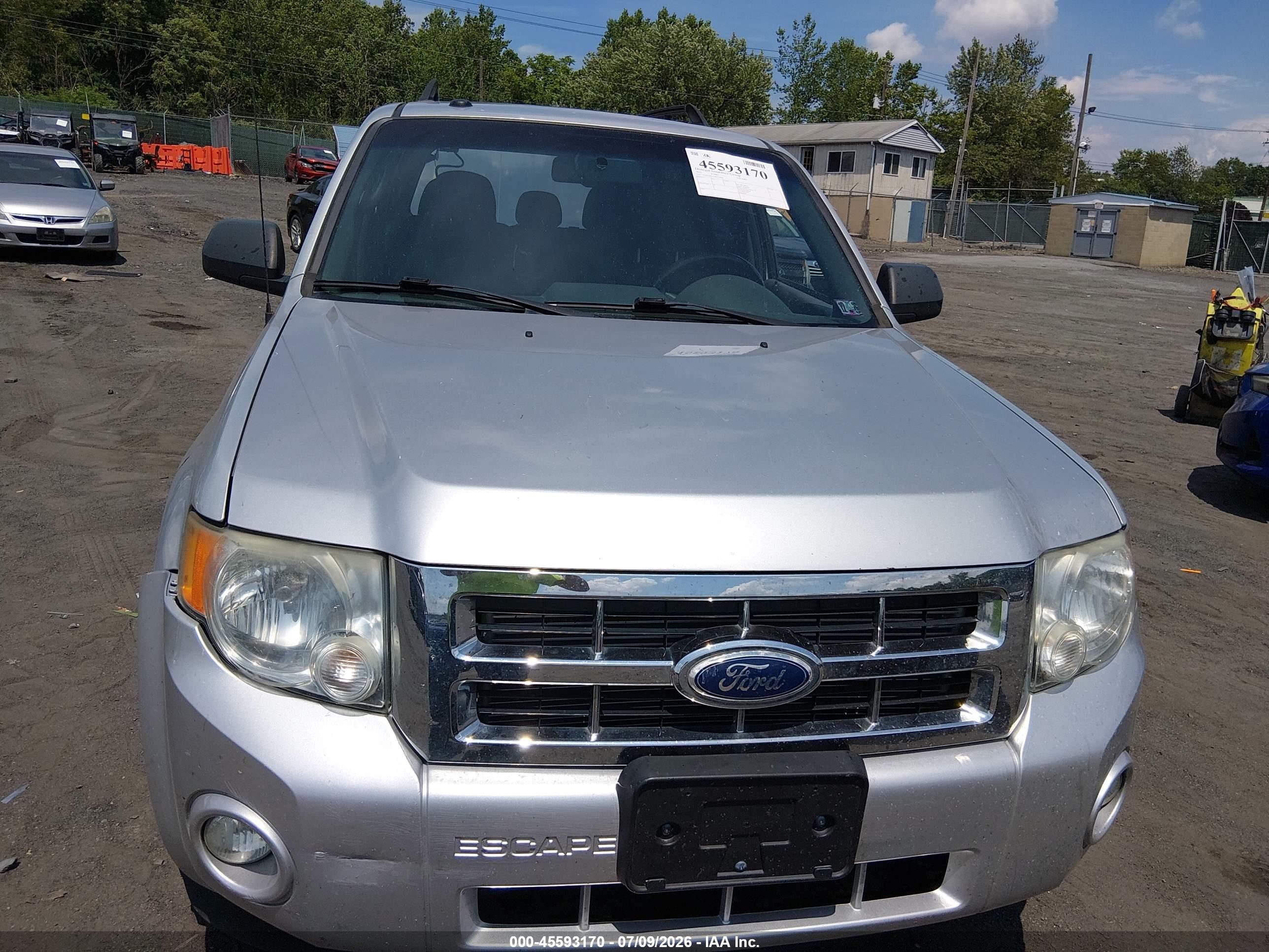 2010 Ford Escape Xlt Silver vin: 1FMCU9DG1AKC70966