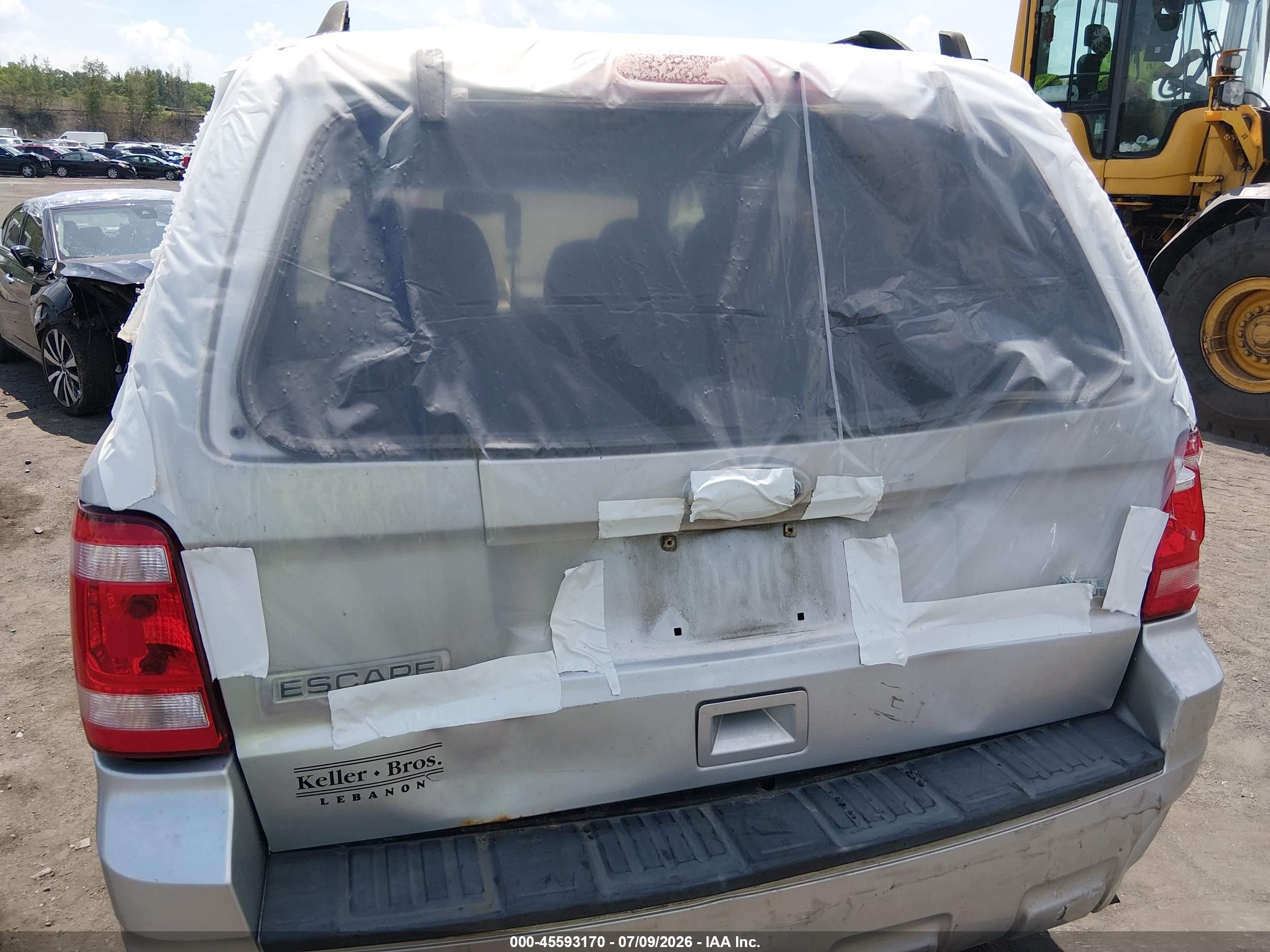 2010 Ford Escape Xlt Silver vin: 1FMCU9DG1AKC70966