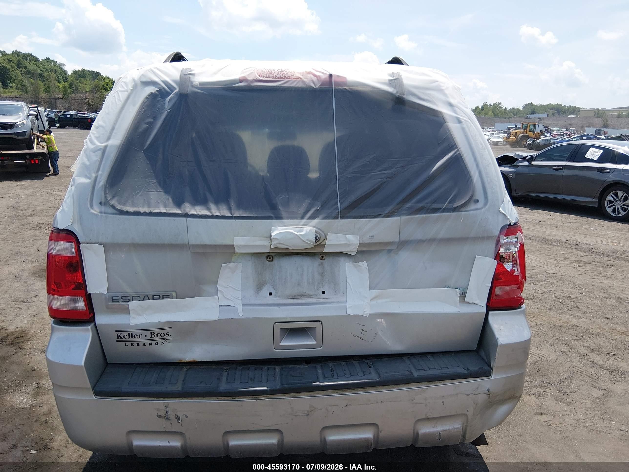 2010 Ford Escape Xlt Silver vin: 1FMCU9DG1AKC70966