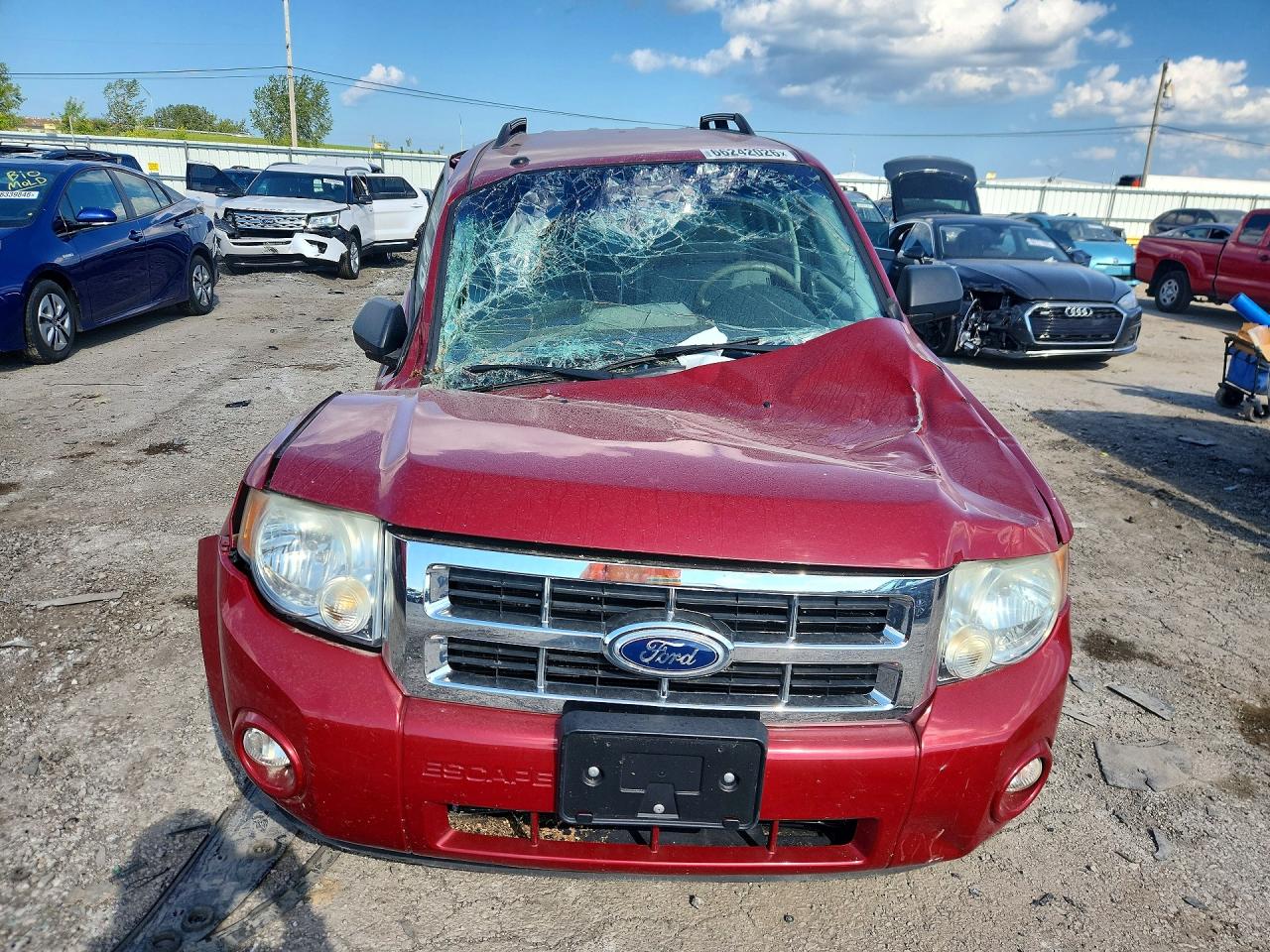 2010 Ford Escape Xlt Red vin: 1FMCU9DG1AKC97536