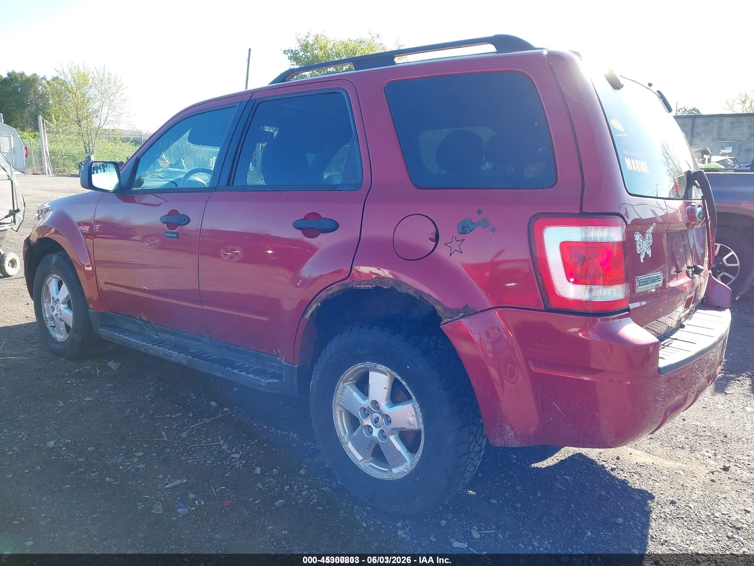 2010 Ford Escape Xlt Red vin: 1FMCU9DG1AKD43575