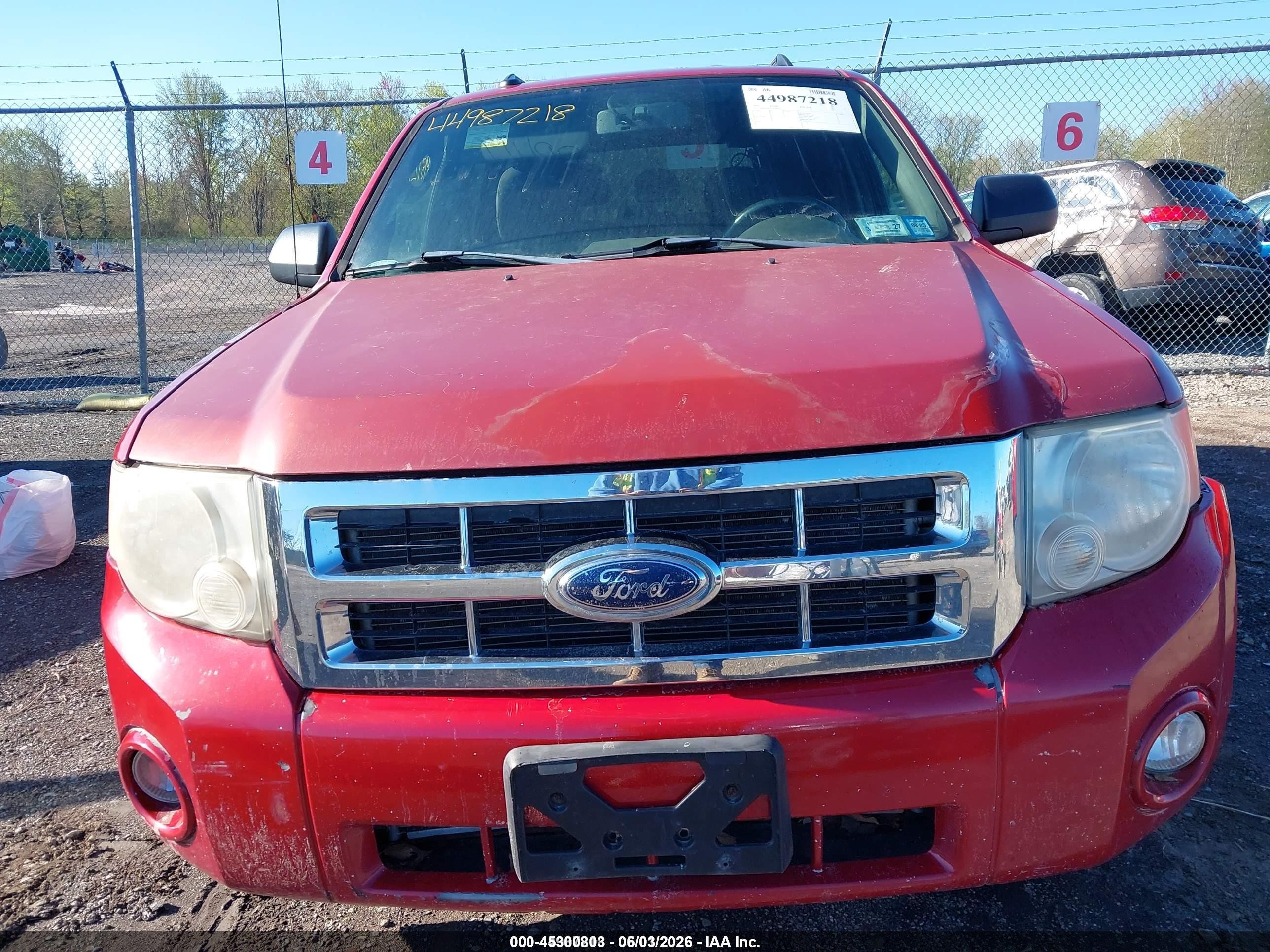 2010 Ford Escape Xlt Red vin: 1FMCU9DG1AKD43575