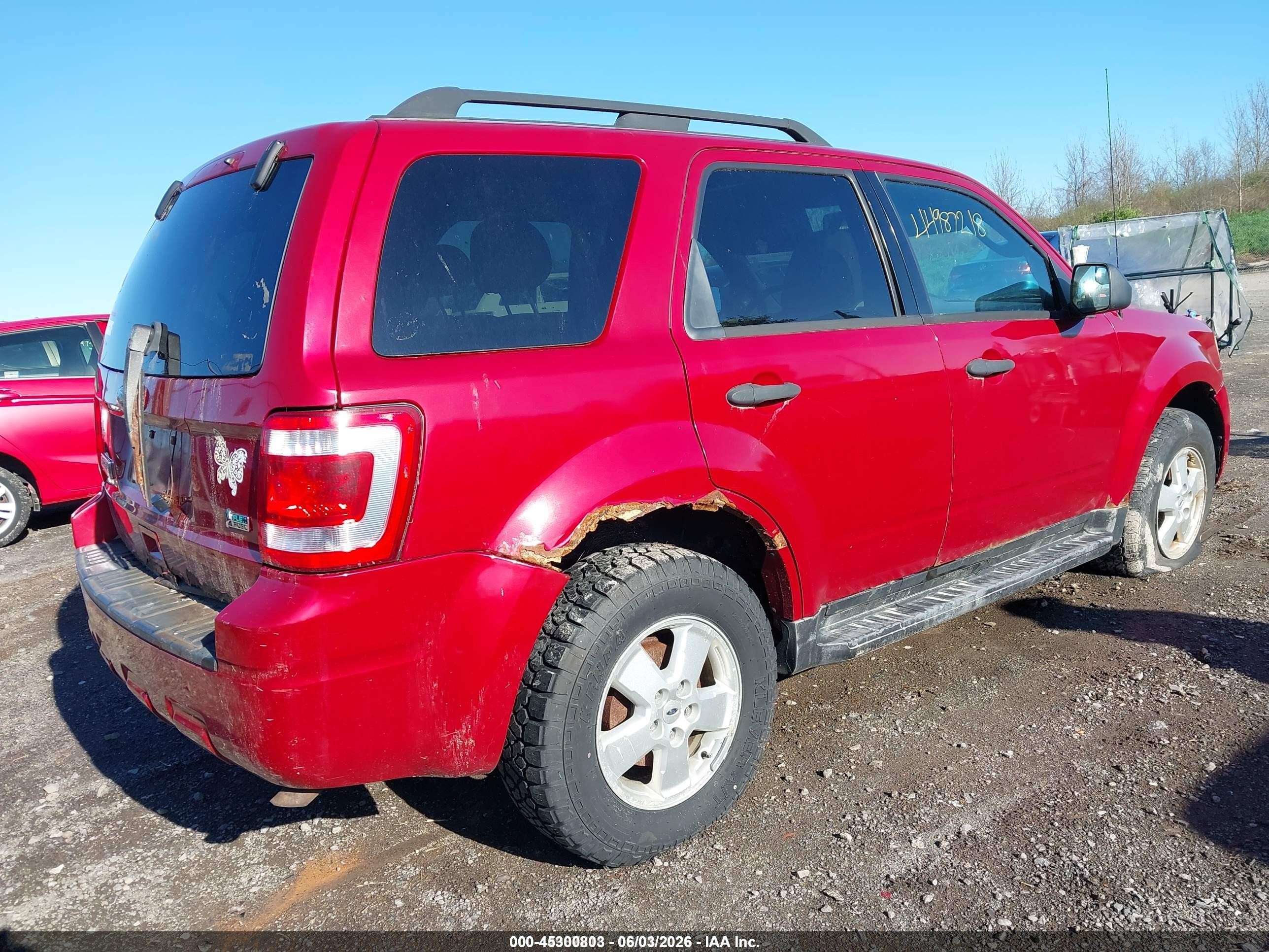2010 Ford Escape Xlt Red vin: 1FMCU9DG1AKD43575