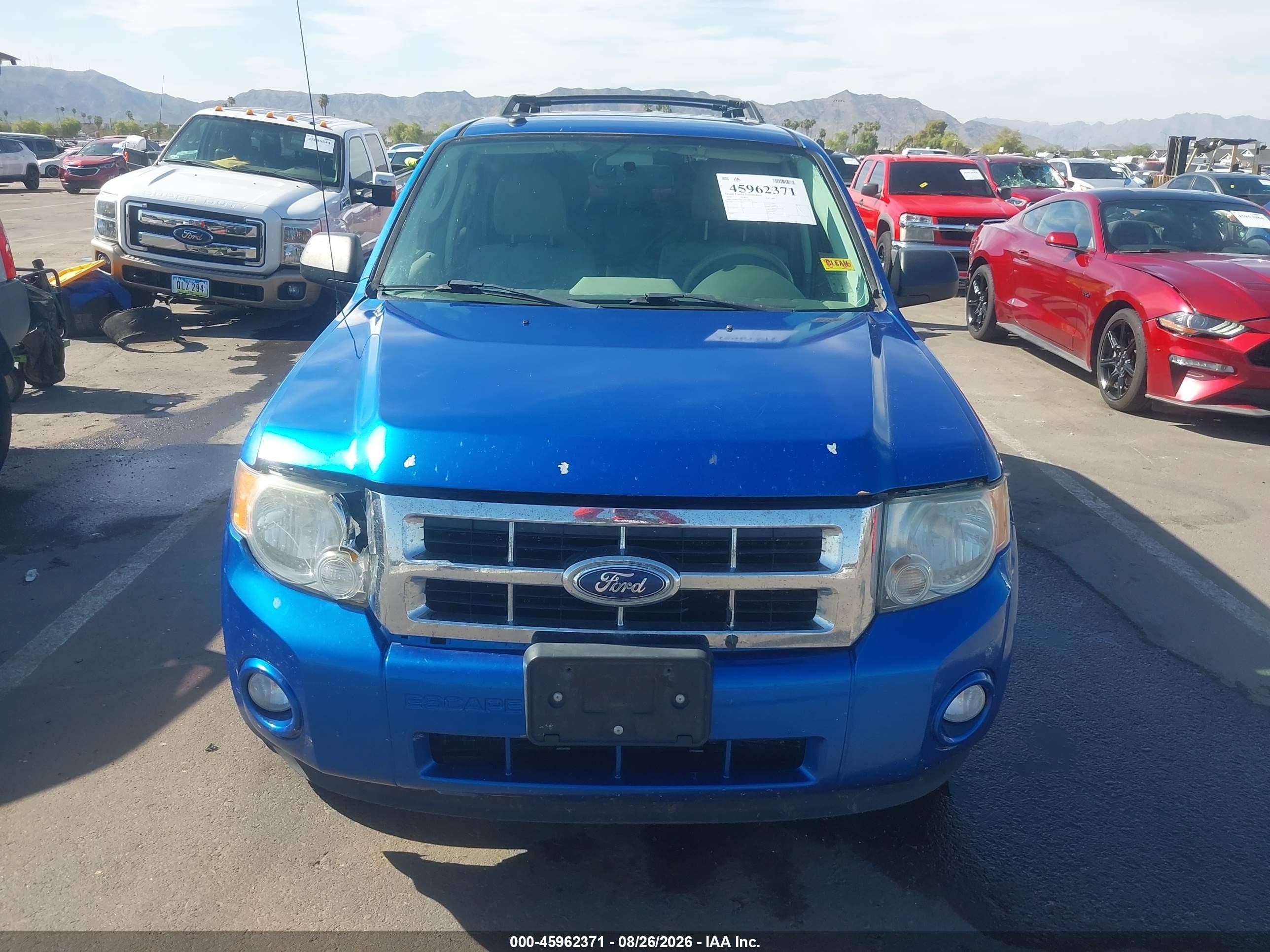 2011 Ford Escape Xlt Blue vin: 1FMCU9DG1BKA50776