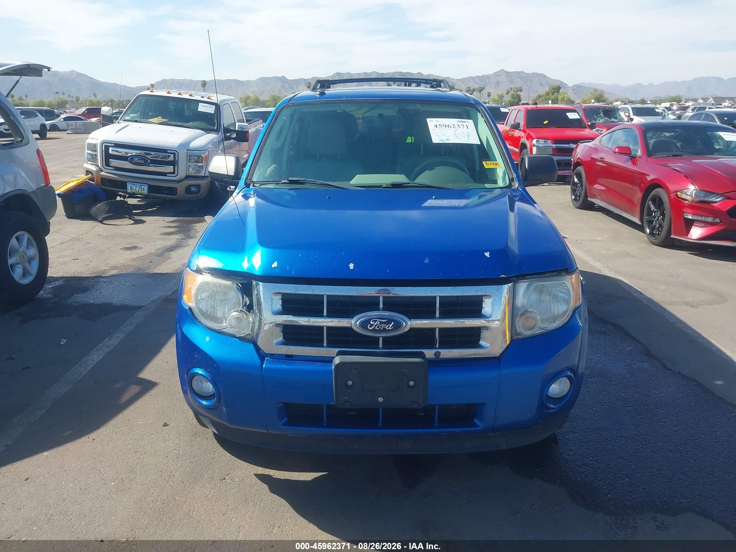 2011 Ford Escape Xlt Blue vin: 1FMCU9DG1BKA50776