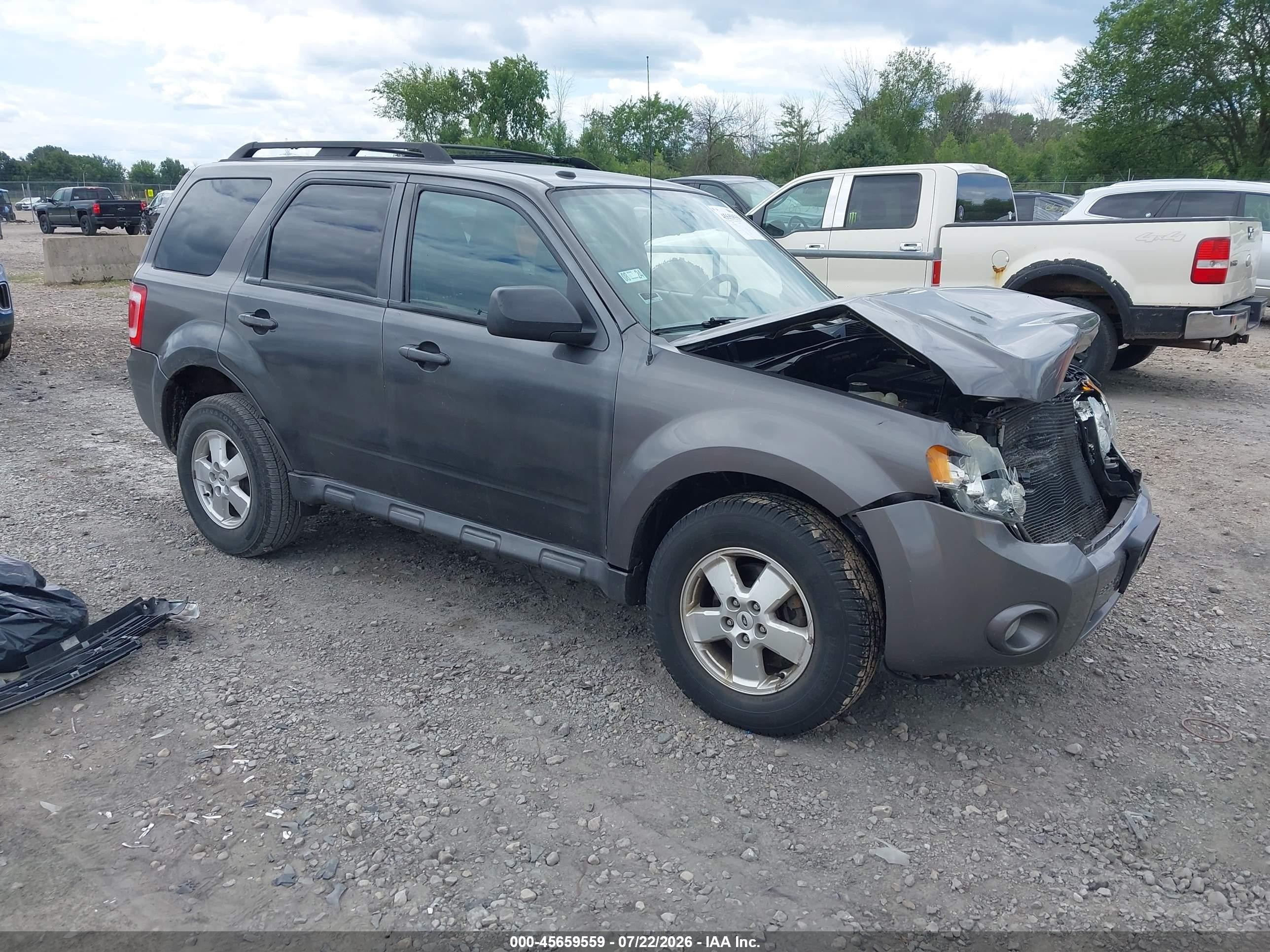 2011 Ford Escape Xlt Gray vin: 1FMCU9DG1BKC36625
