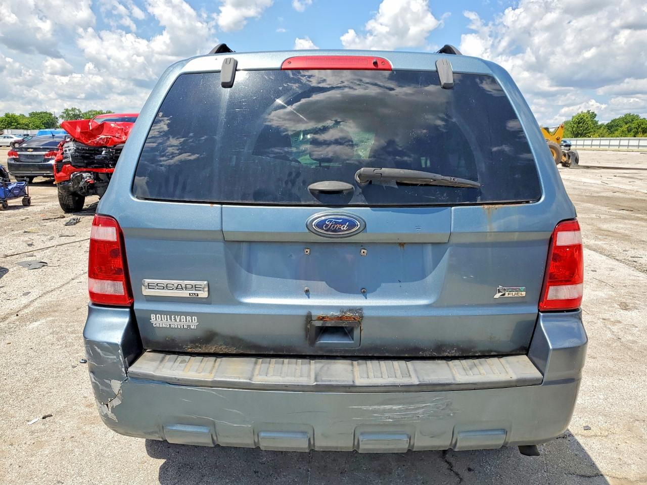 2012 Ford Escape Xlt Blue vin: 1FMCU9DG1CKA55915