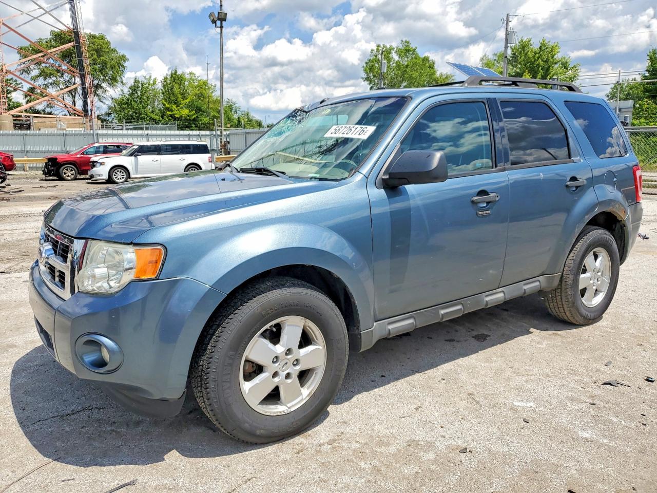 2012 Ford Escape Xlt Blue vin: 1FMCU9DG1CKA55915