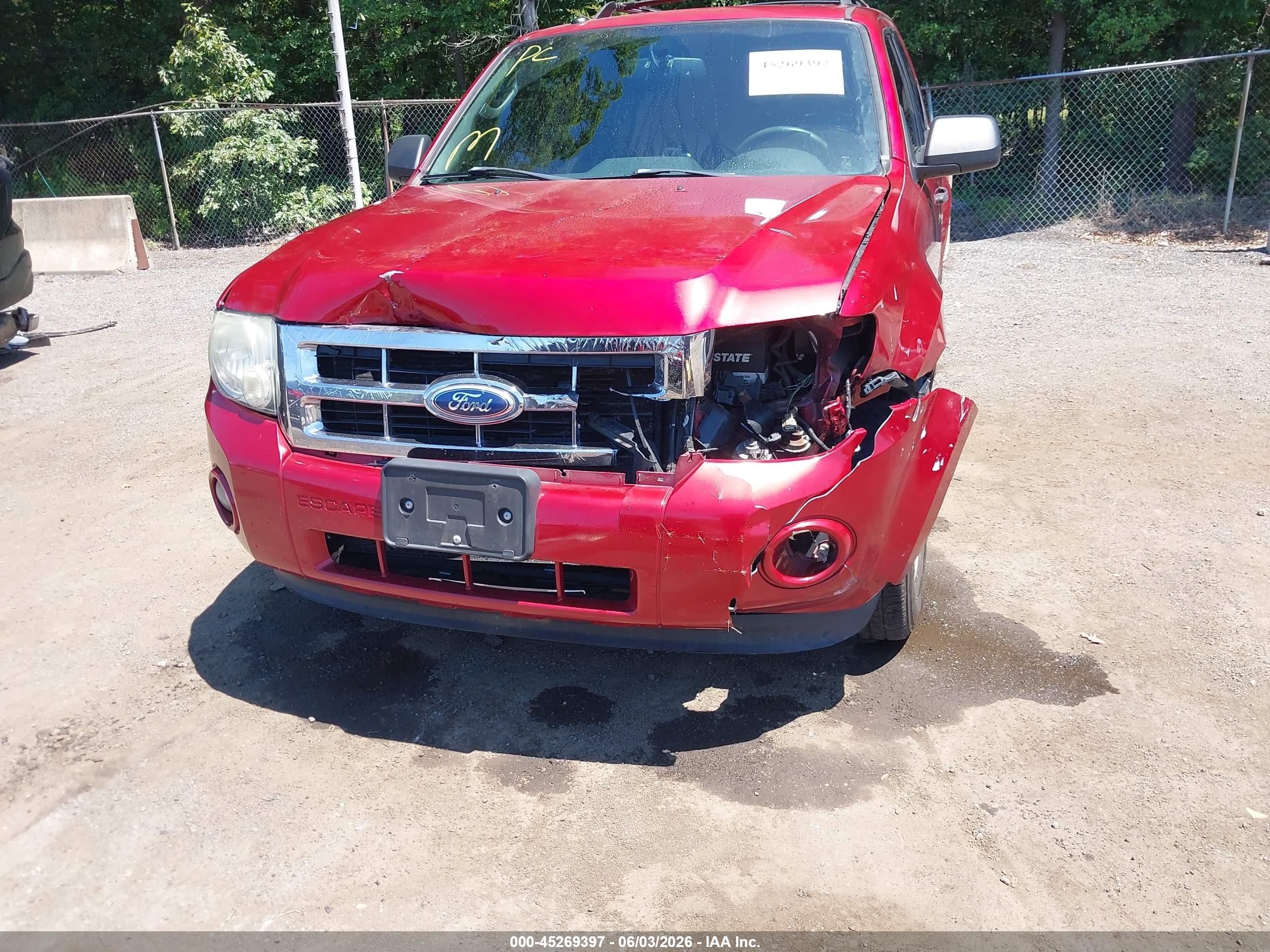 2012 Ford Escape Xlt Red vin: 1FMCU9DG1CKA72195