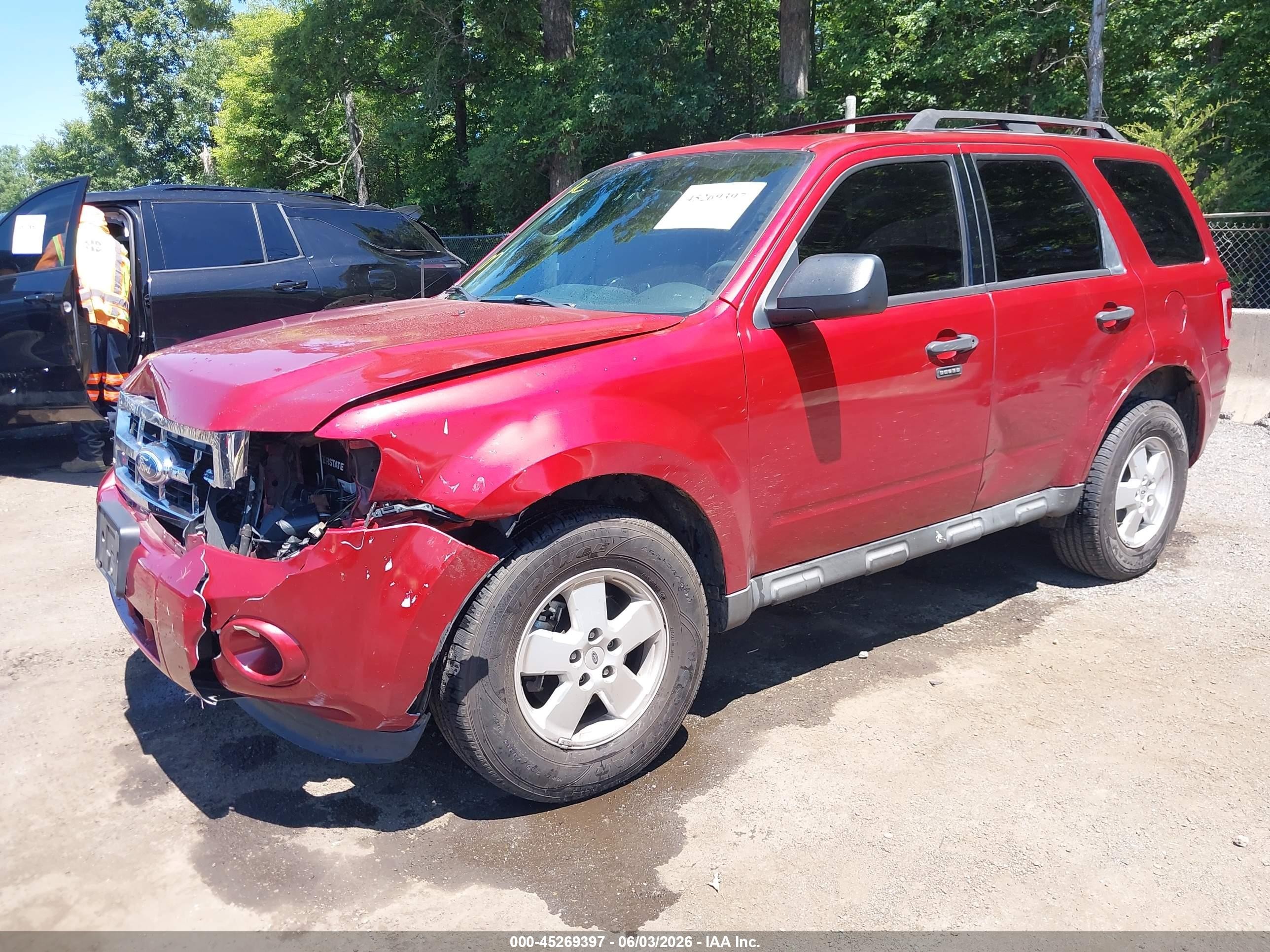 2012 Ford Escape Xlt Red vin: 1FMCU9DG1CKA72195