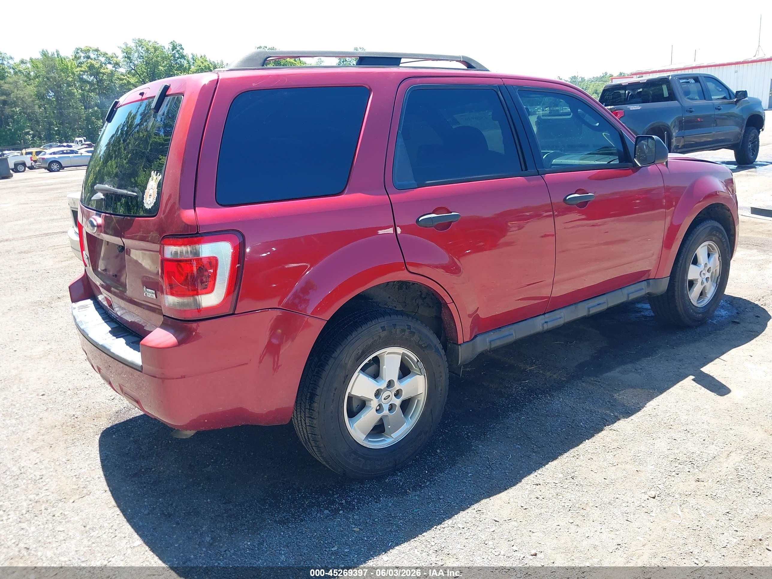 2012 Ford Escape Xlt Red vin: 1FMCU9DG1CKA72195