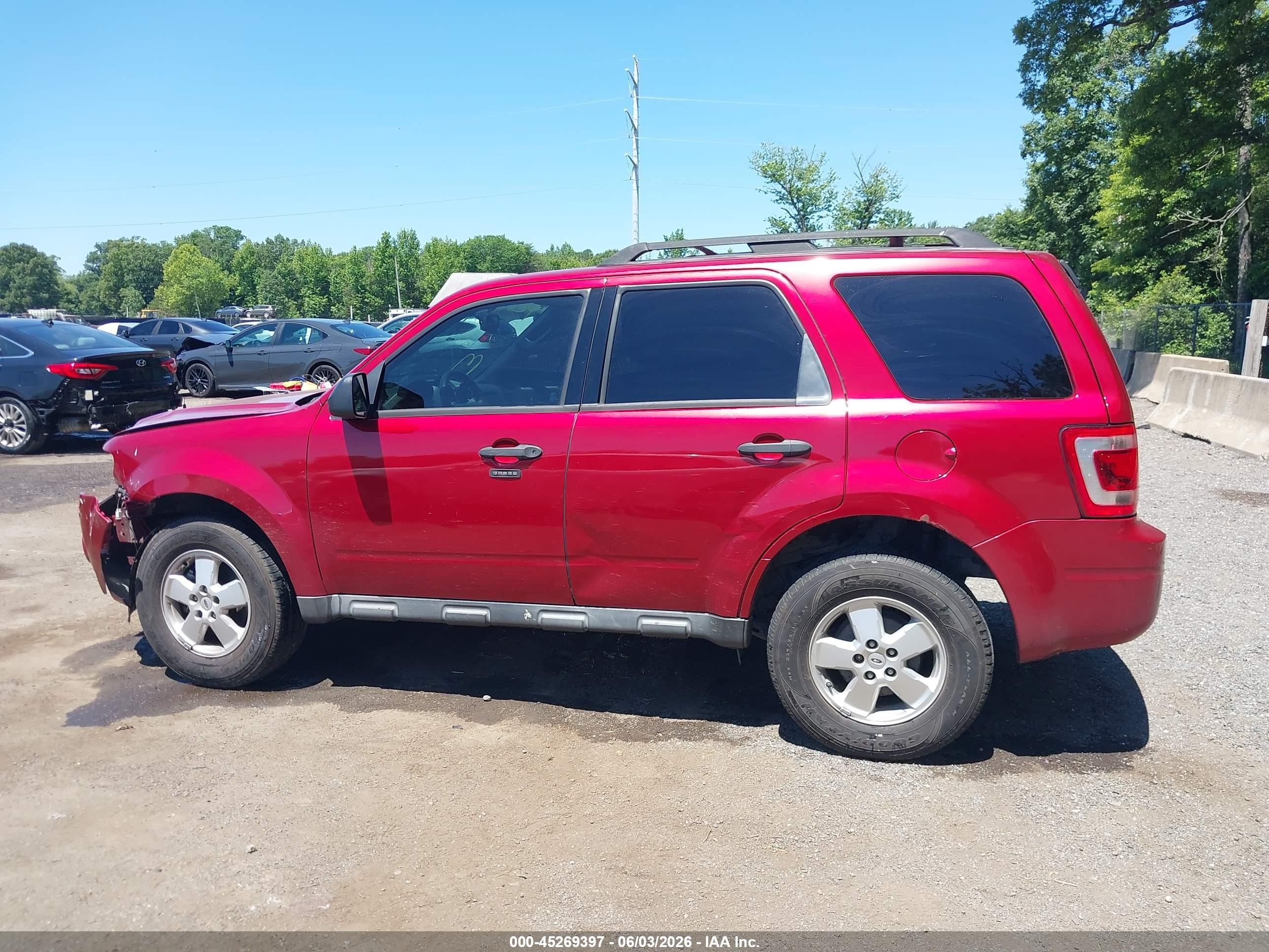 2012 Ford Escape Xlt Red vin: 1FMCU9DG1CKA72195